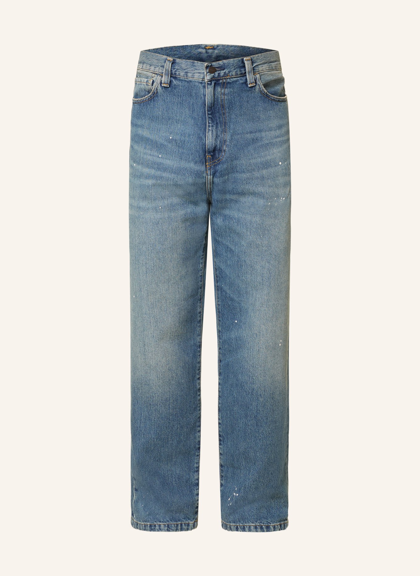 carhartt WIP Jean LANDON coupe ample et fuselée: 01EJ BLUE
