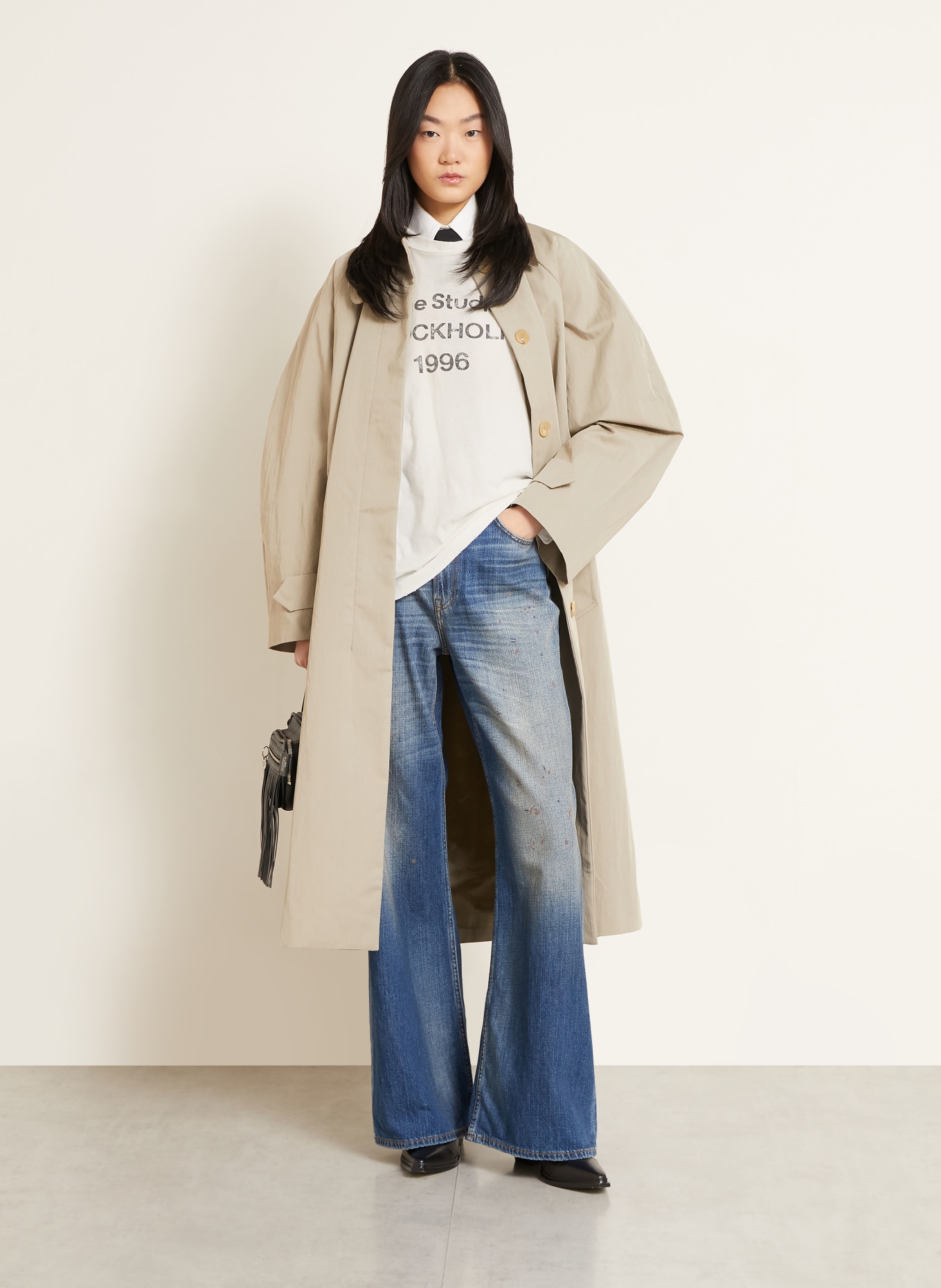 Acne Studios Long sleeve shirt: WHITE