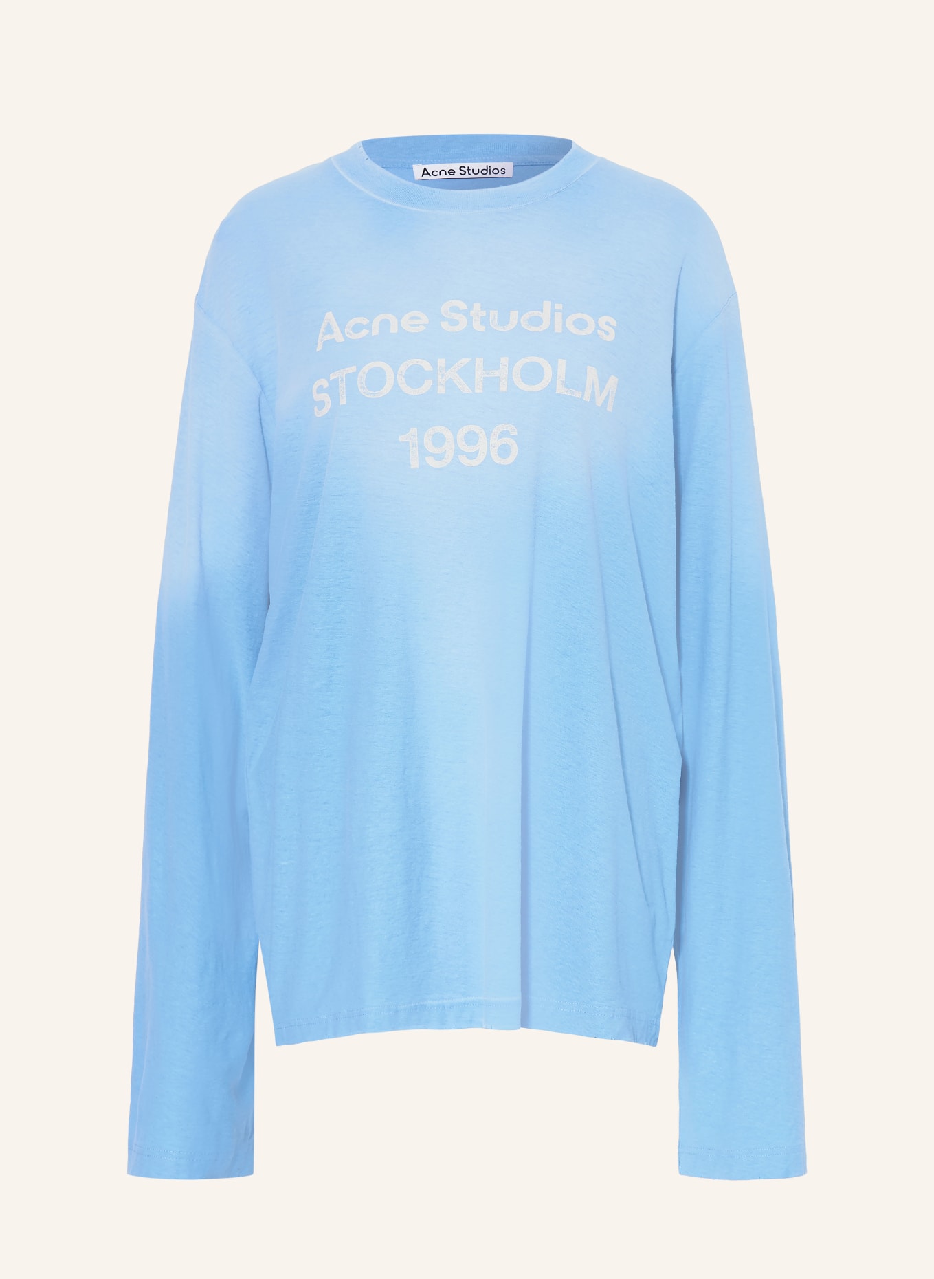 Acne Studios Long sleeve shirt: LIGHT BLUE