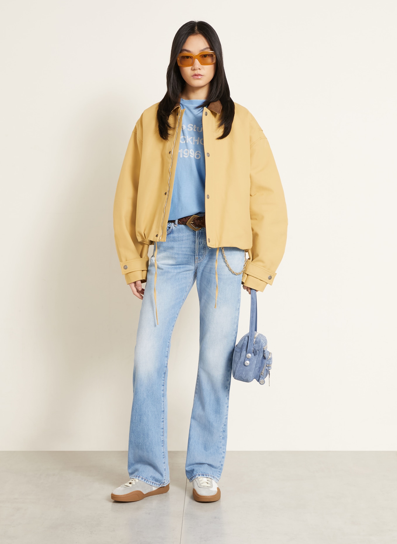 Acne Studios Long sleeve shirt: LIGHT BLUE