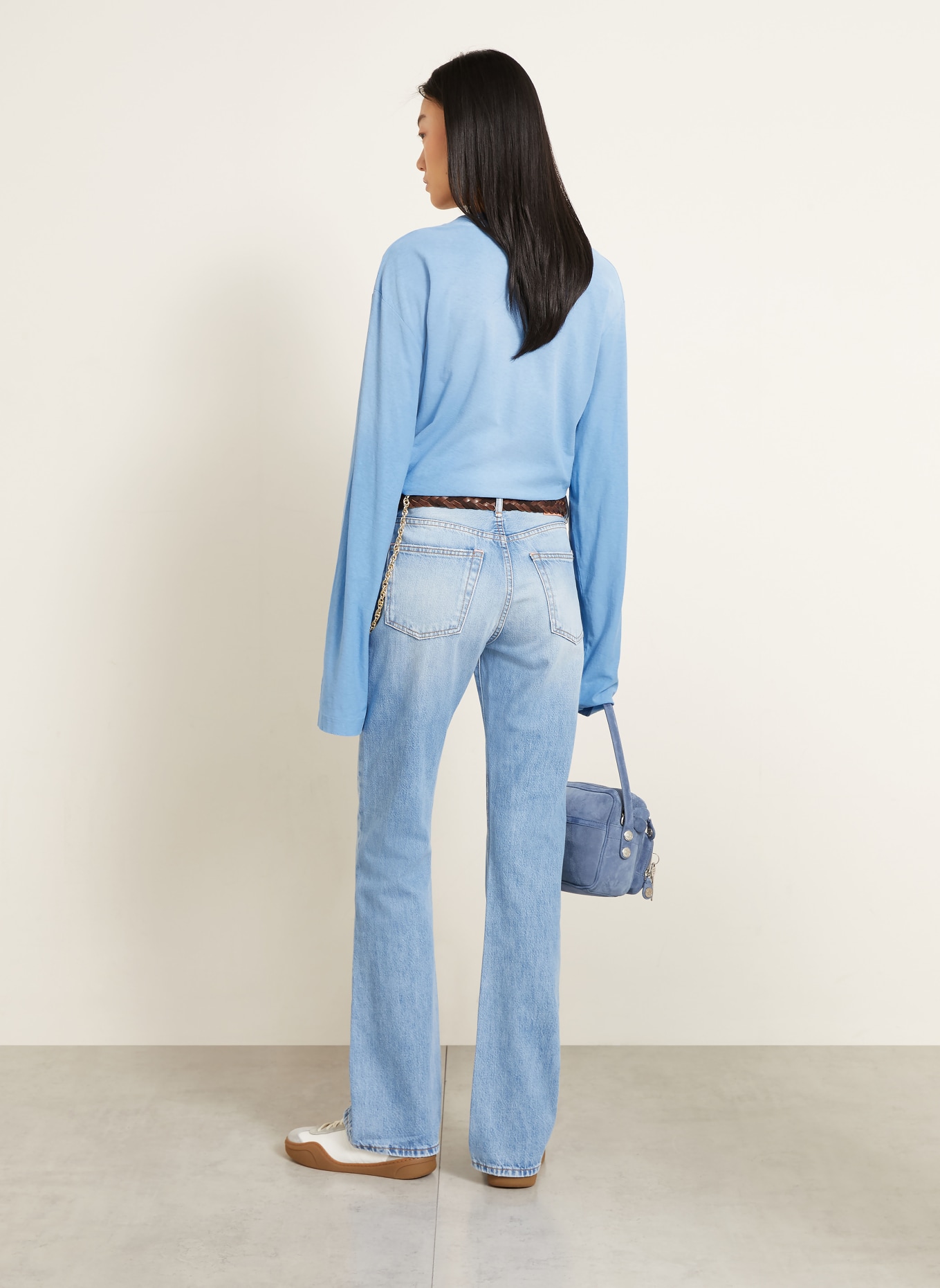 Acne Studios Long sleeve shirt: LIGHT BLUE