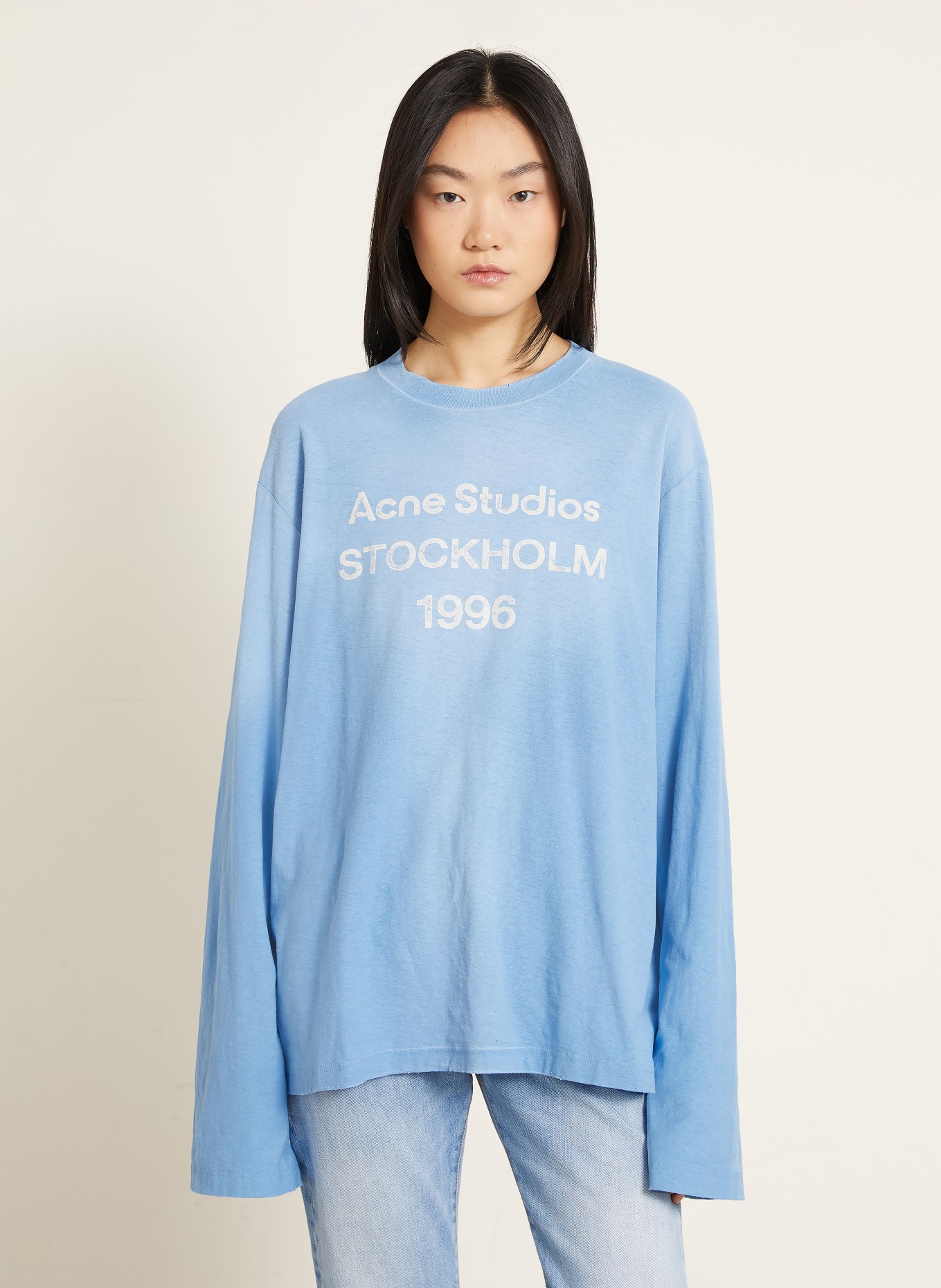 Acne Studios Long sleeve shirt: LIGHT BLUE