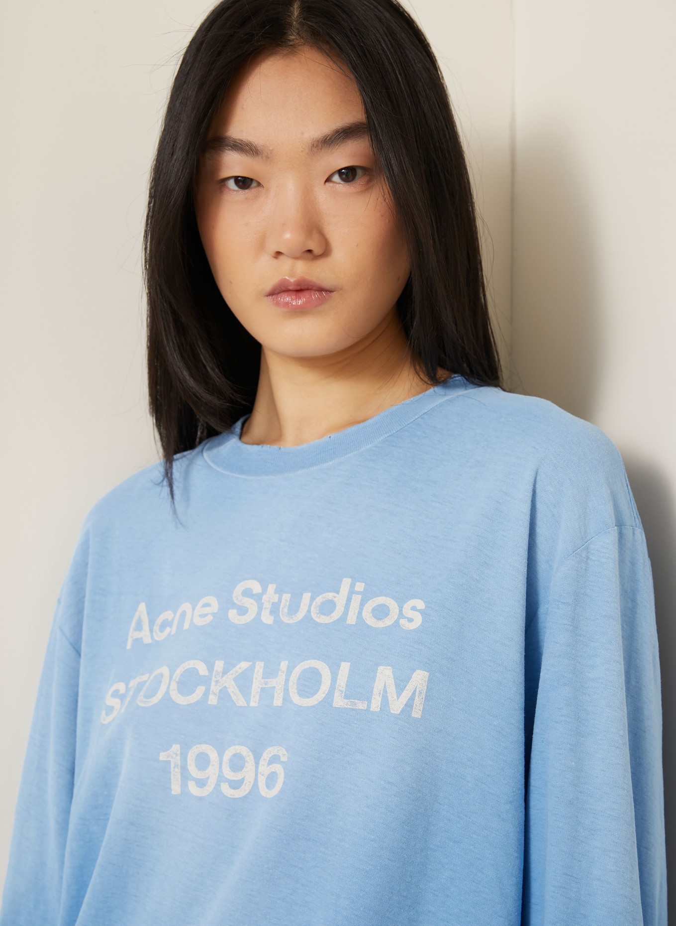 Acne Studios Long sleeve shirt: LIGHT BLUE
