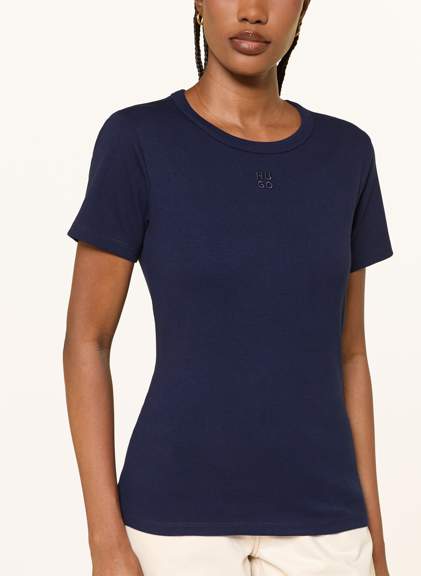 HUGO T-shirt DELORIS: BLEU