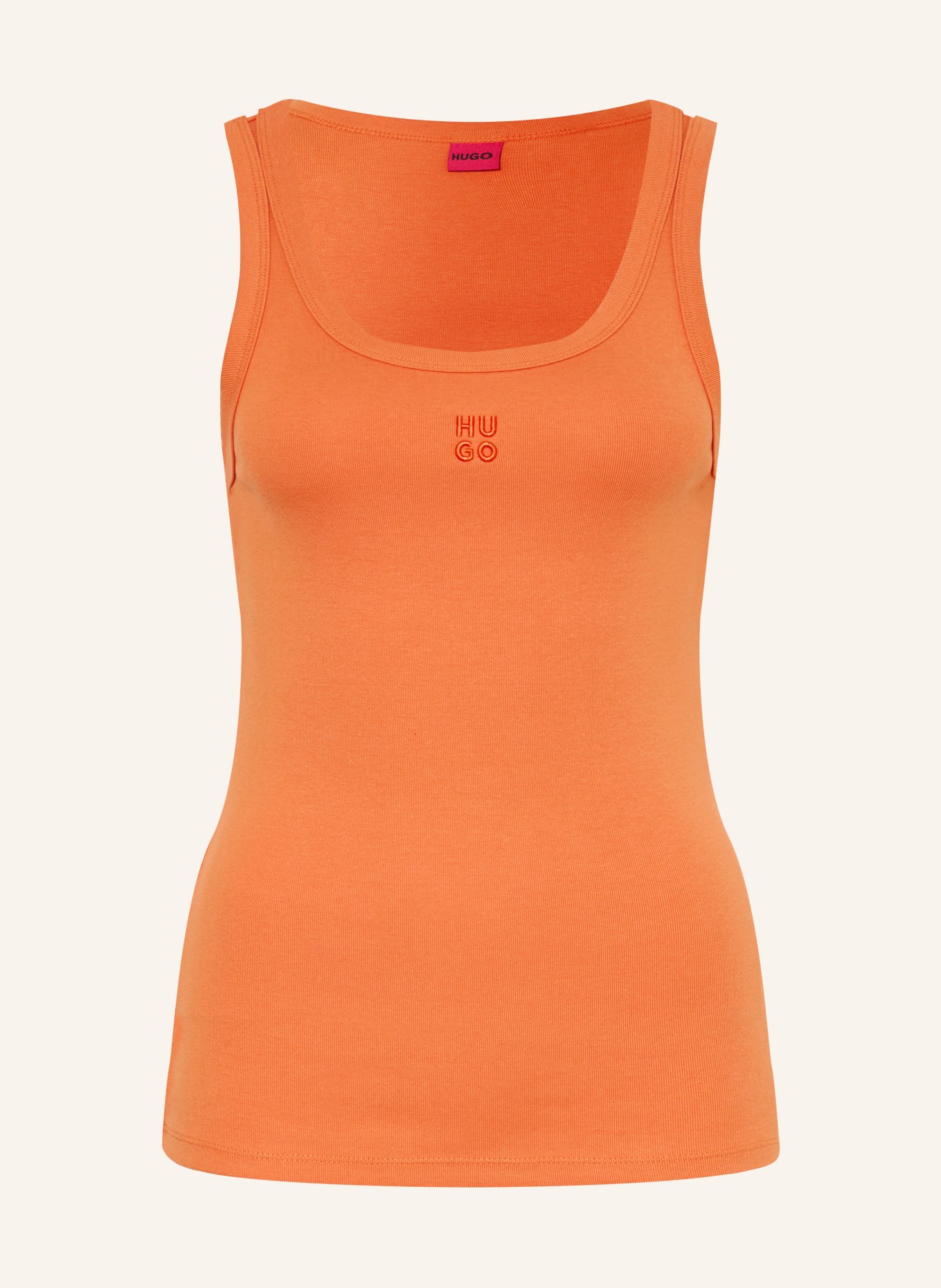 HUGO Top DATAMIA: ORANGE