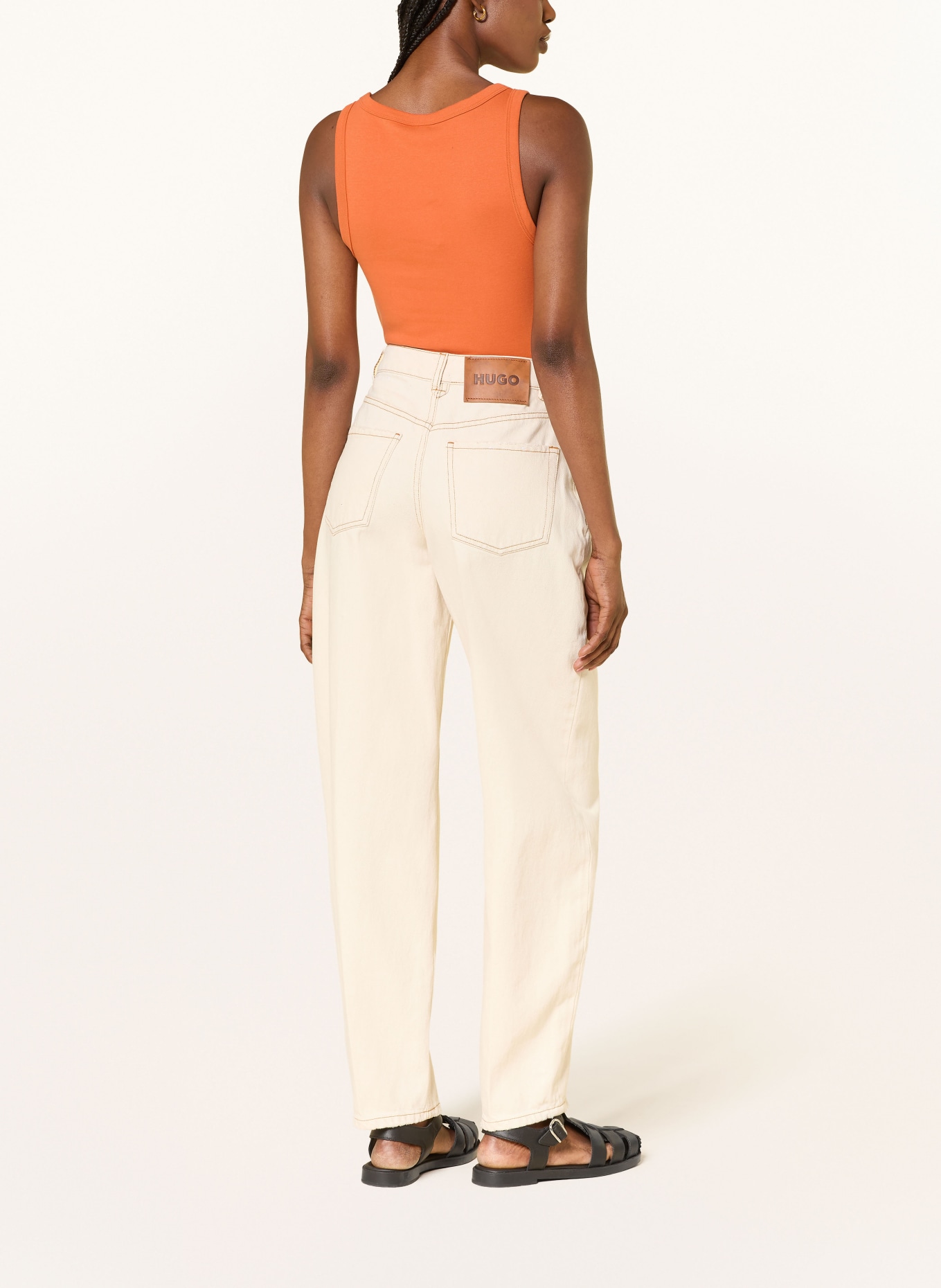 HUGO Top DATAMIA: ORANGE