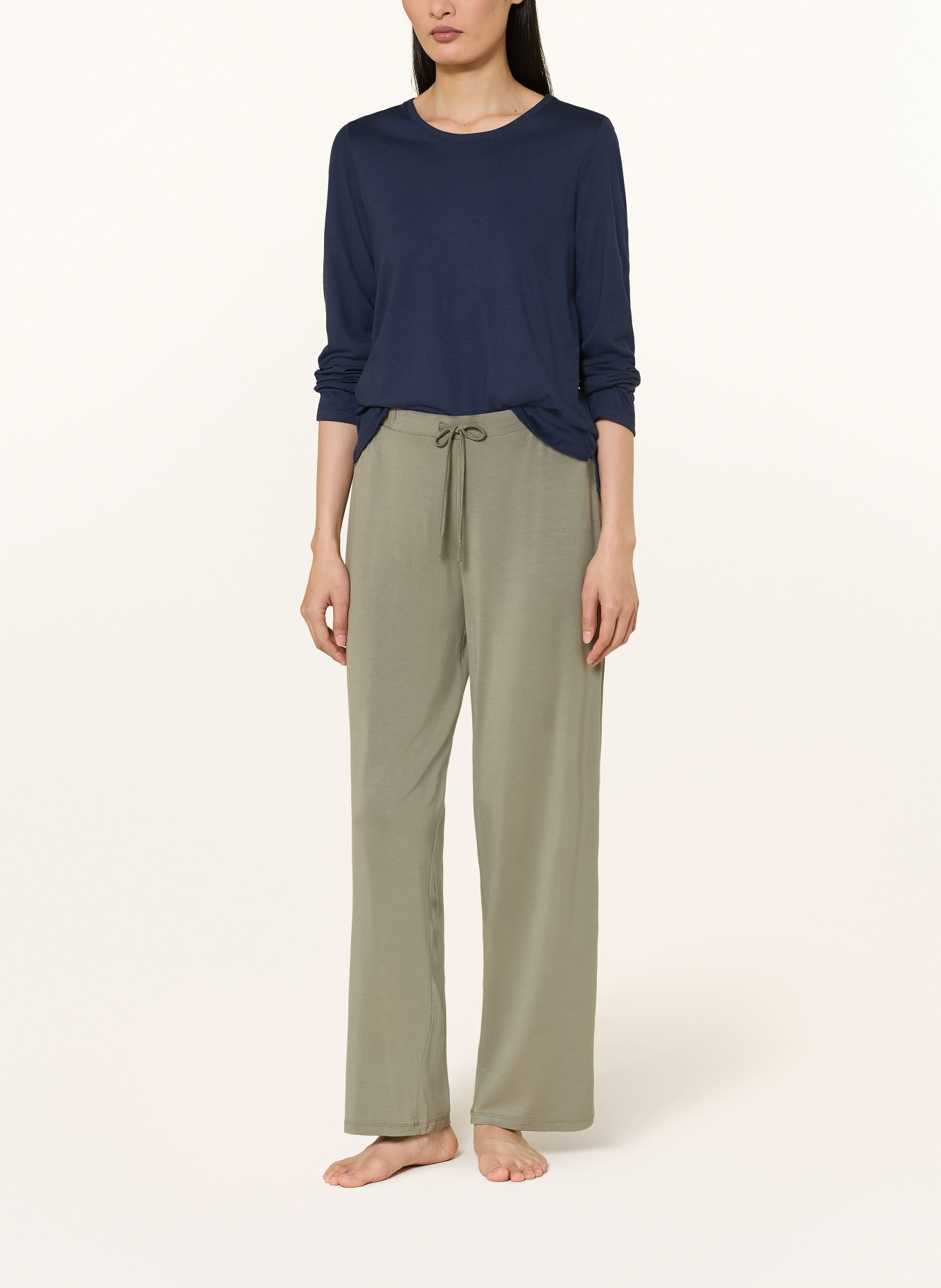 HANRO Lounge shirt SLEEP & LOUNGE: DARK BLUE
