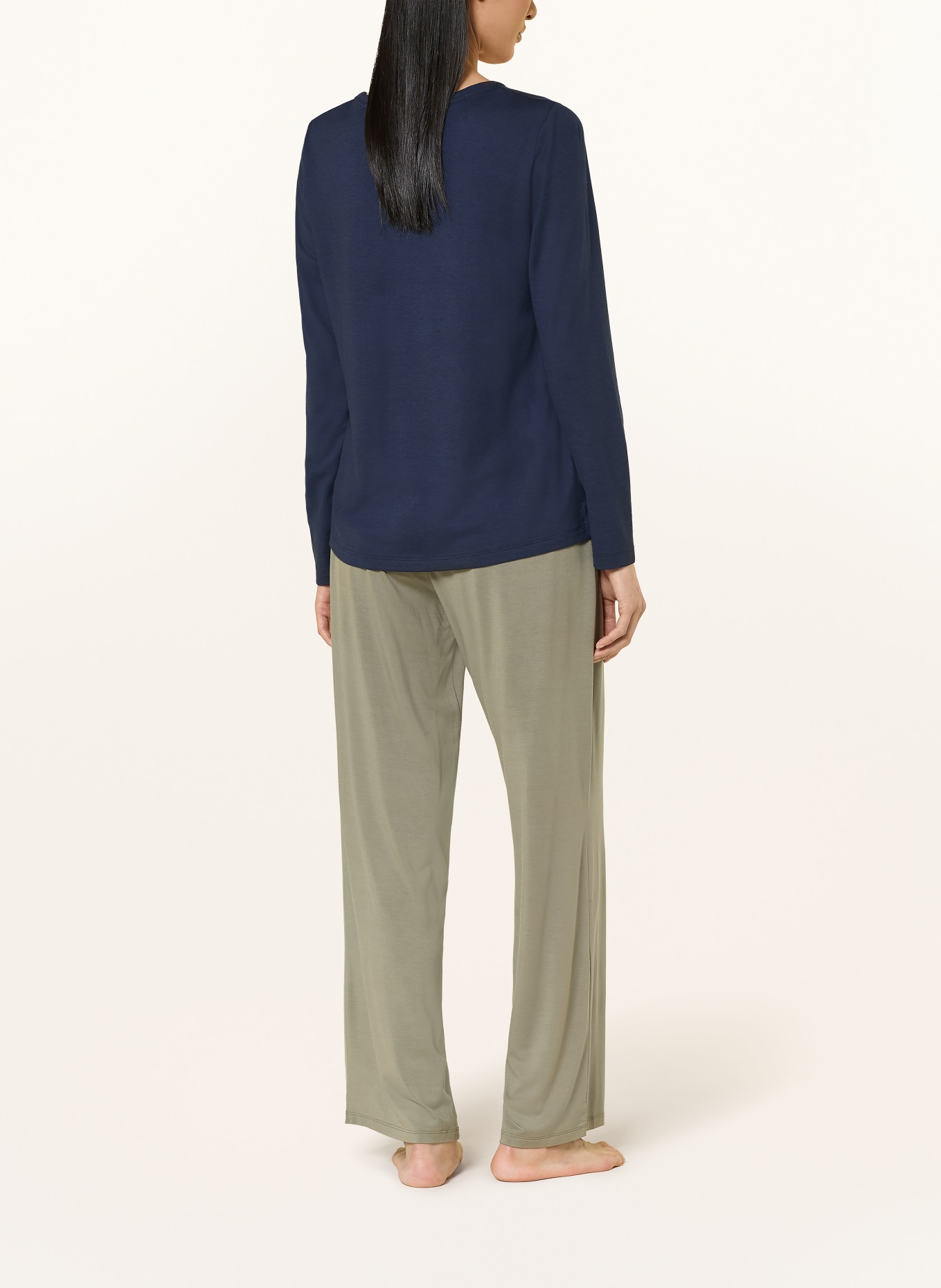 HANRO Lounge shirt SLEEP & LOUNGE: DARK BLUE