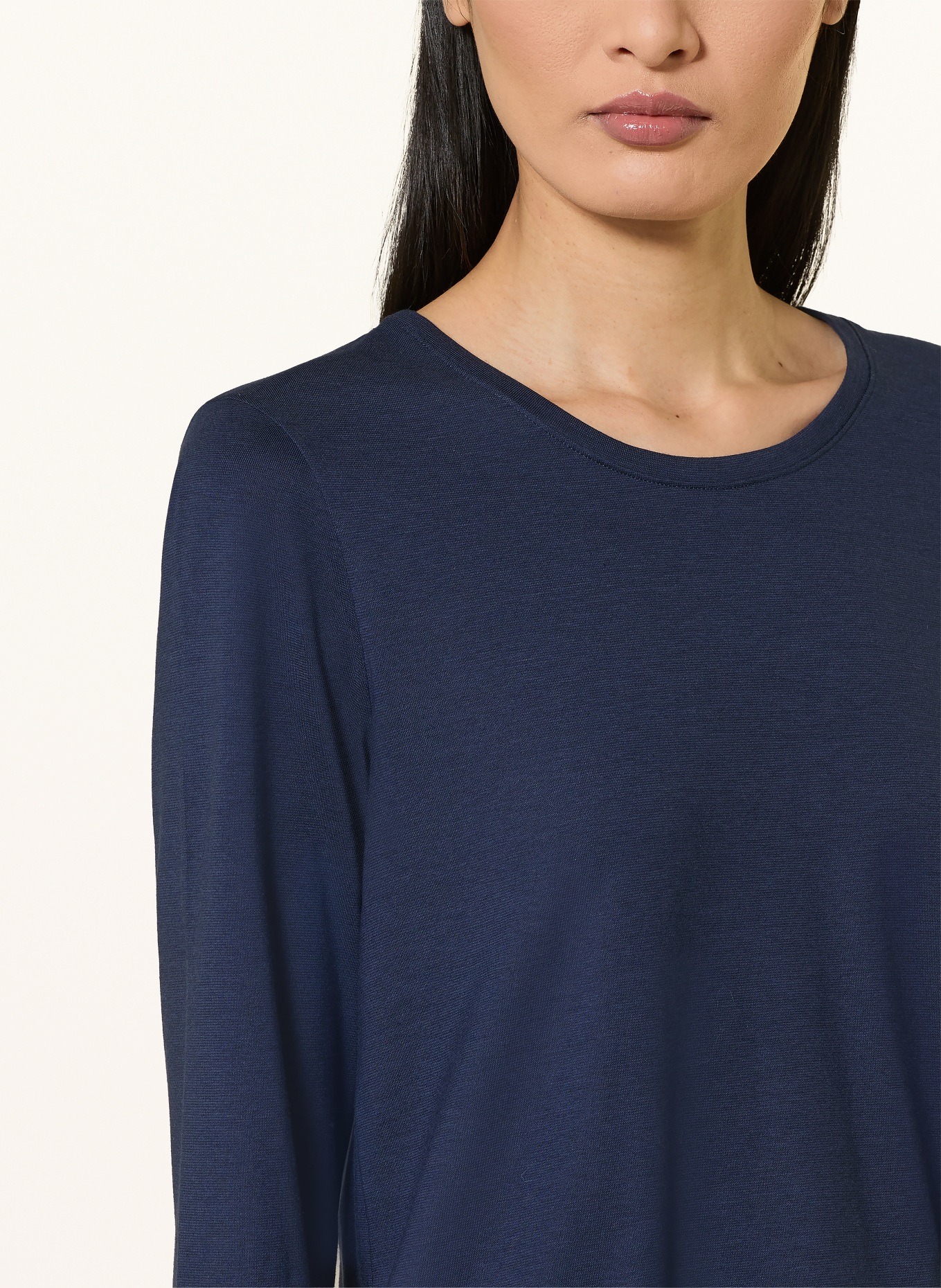 HANRO Lounge shirt SLEEP & LOUNGE: DARK BLUE
