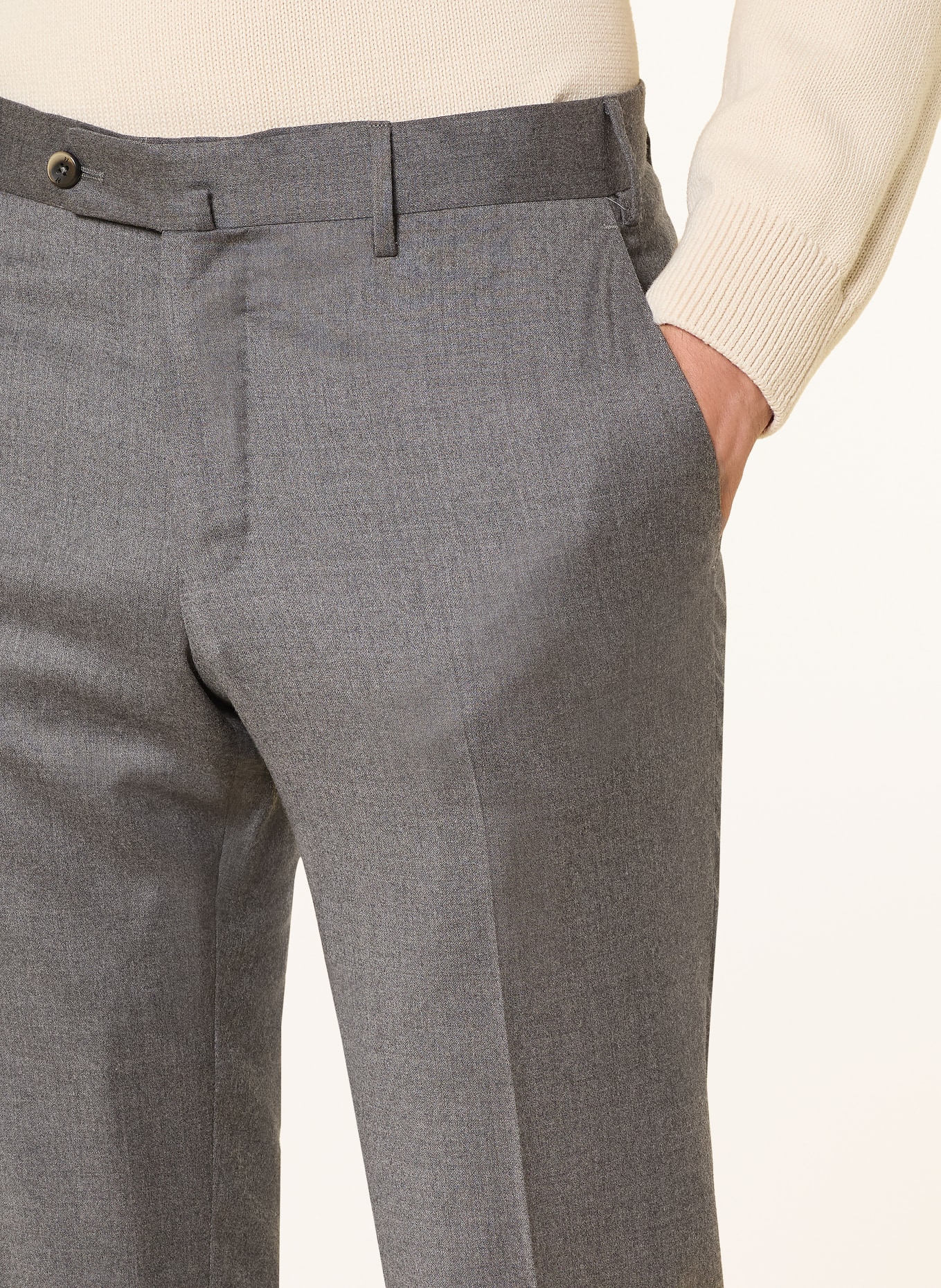 PT TORINO Pantalon slim fit: GRIS FONCÉ