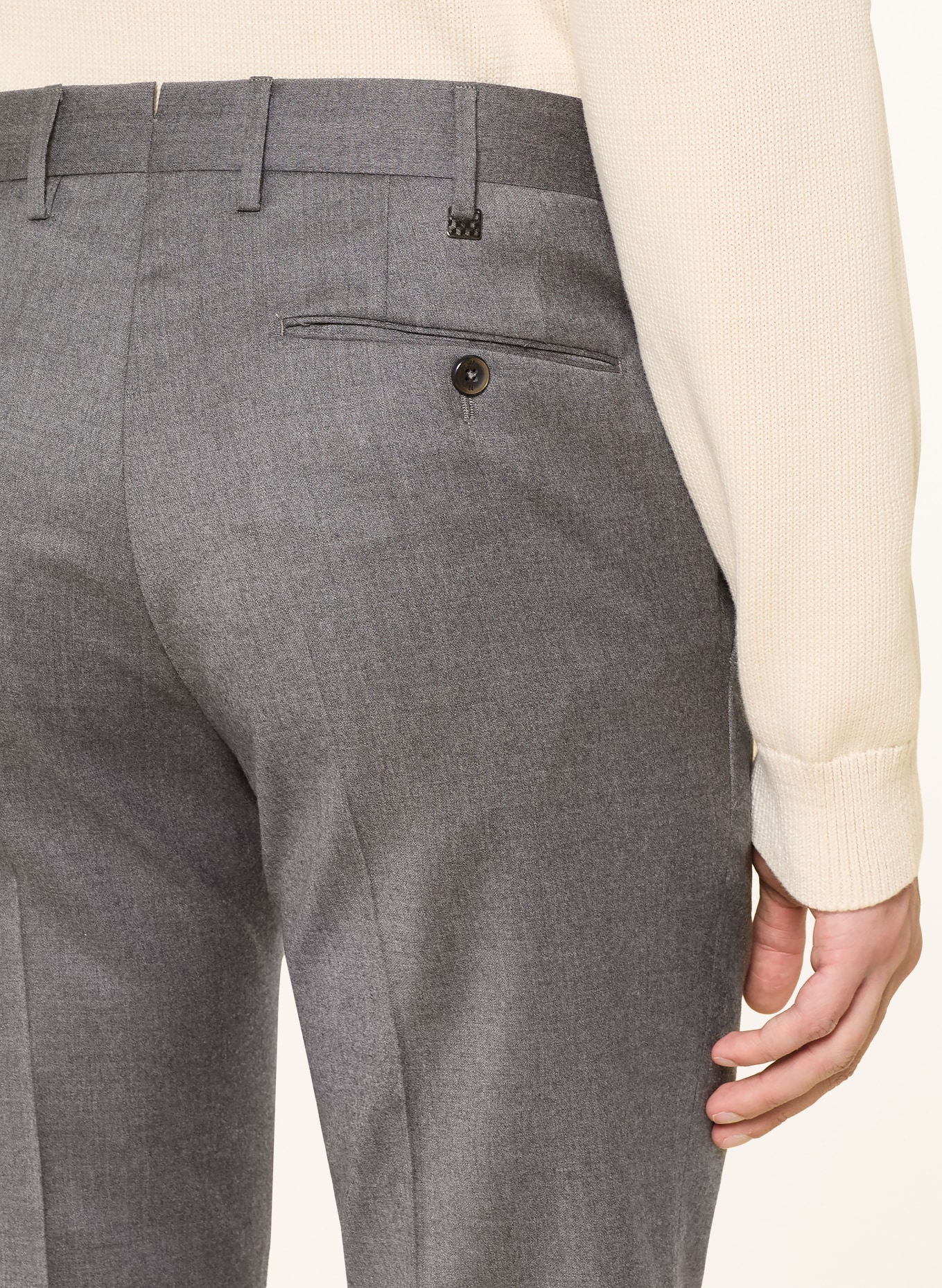 PT TORINO Pantalon slim fit: GRIS FONCÉ