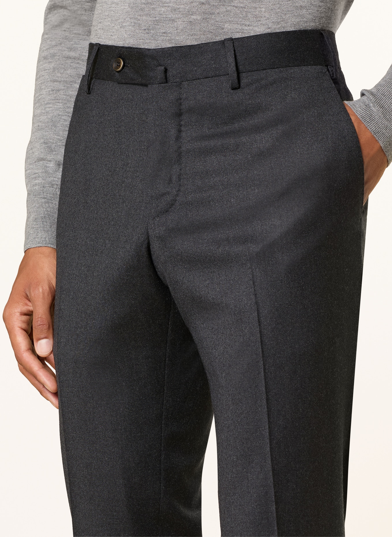 PT TORINO Pantalon slim fit: GRIS FONCÉ