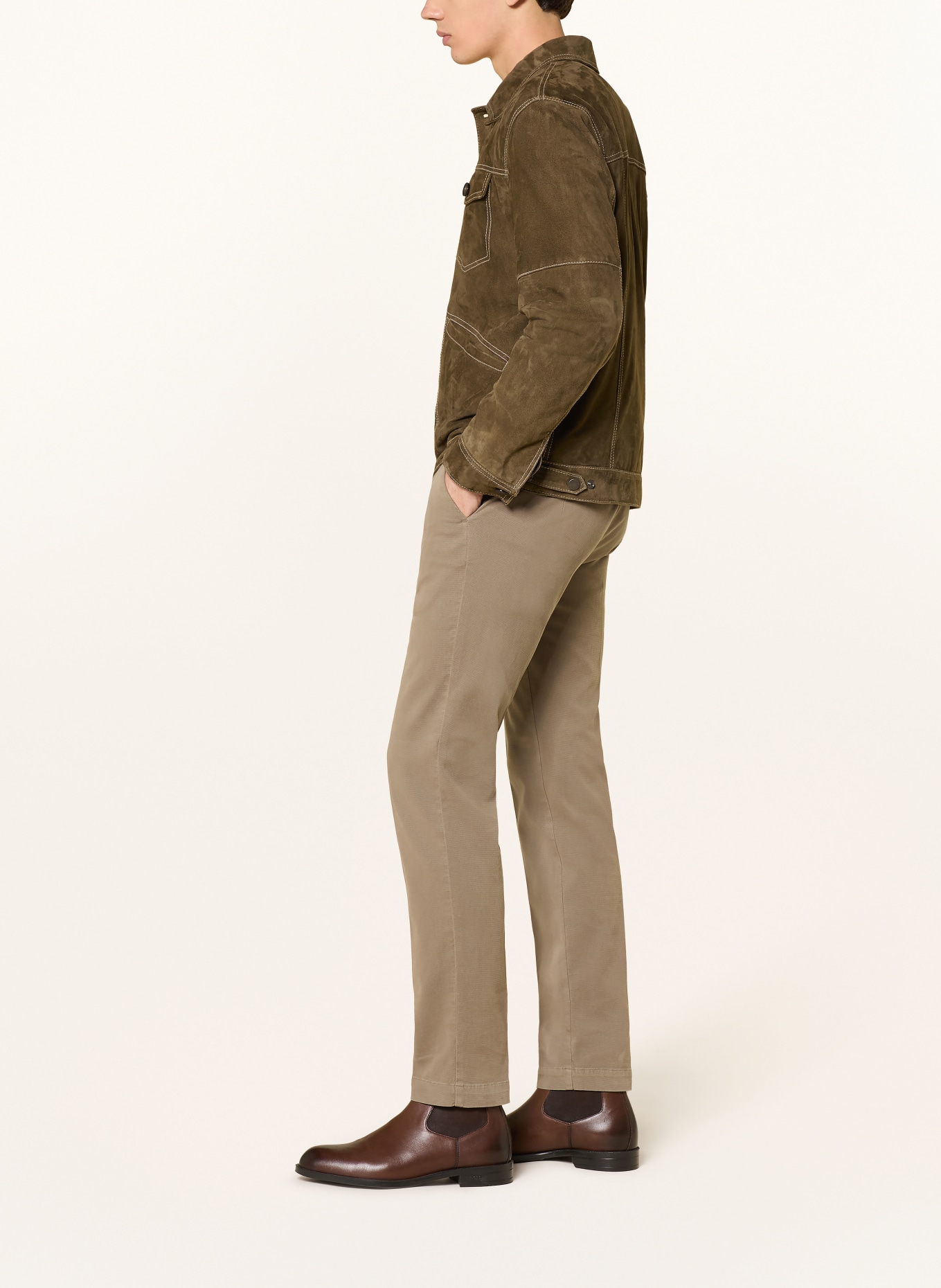 PT TORINO Chino Master Fit: MARRON CLAIR