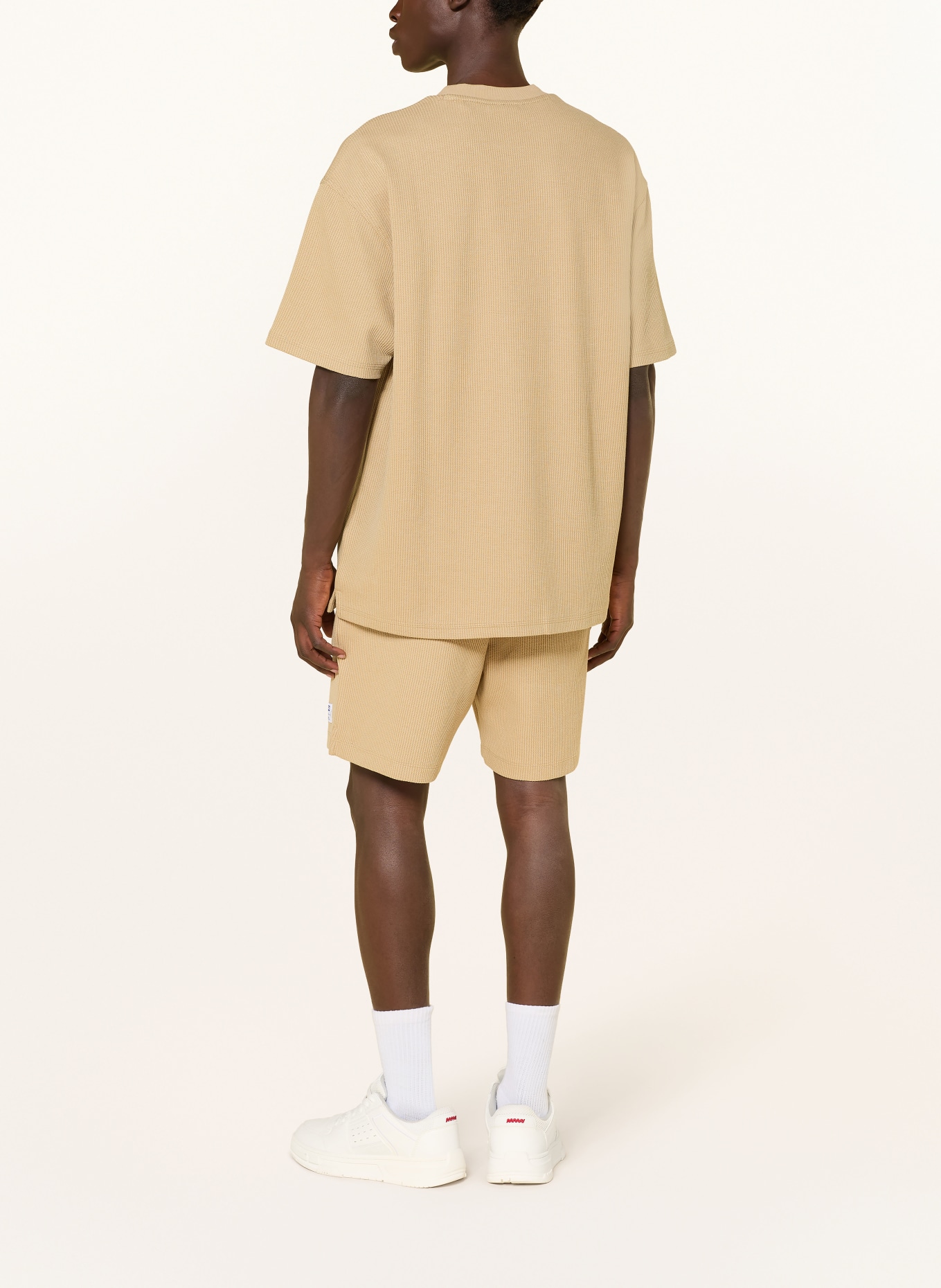 HUGO T-shirt NUWAFFLE: BEIGE