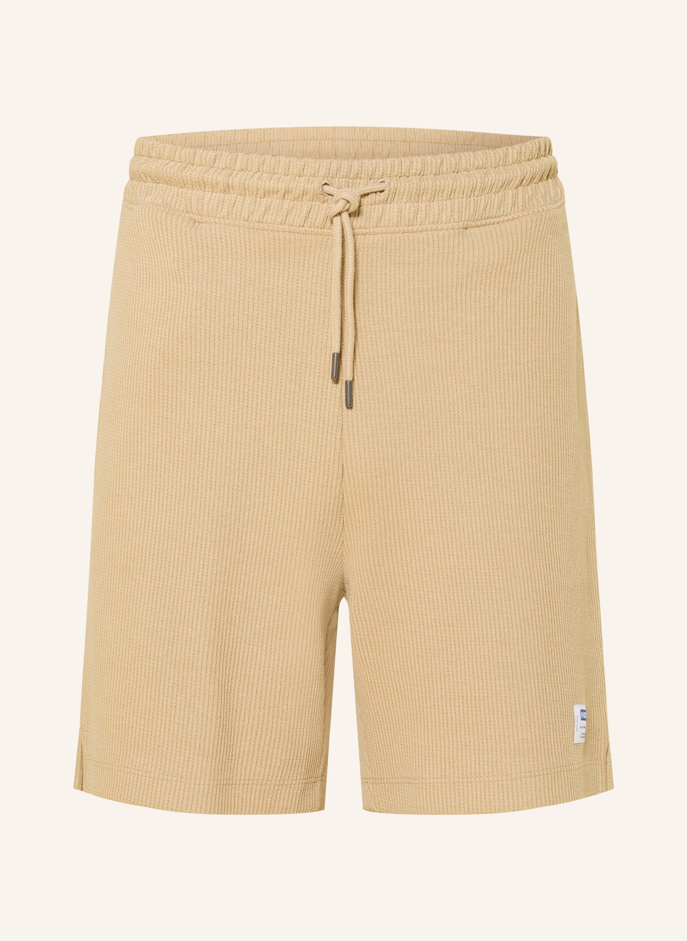 HUGO Sweatshorts NUWAFFLO: BEIGE