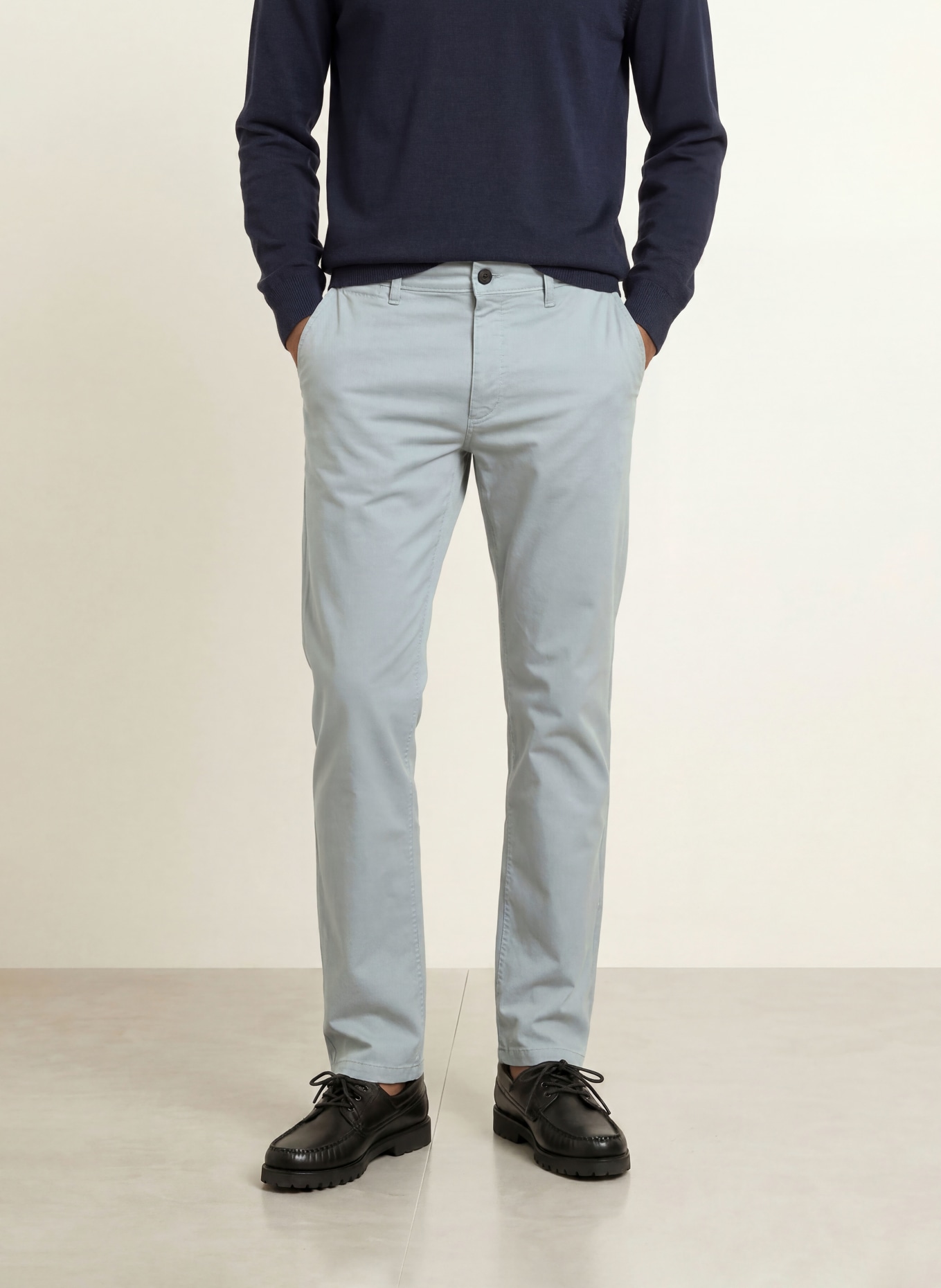 BOSS Chino REGULAR-1 Regular Fit: LIGHT GRAY