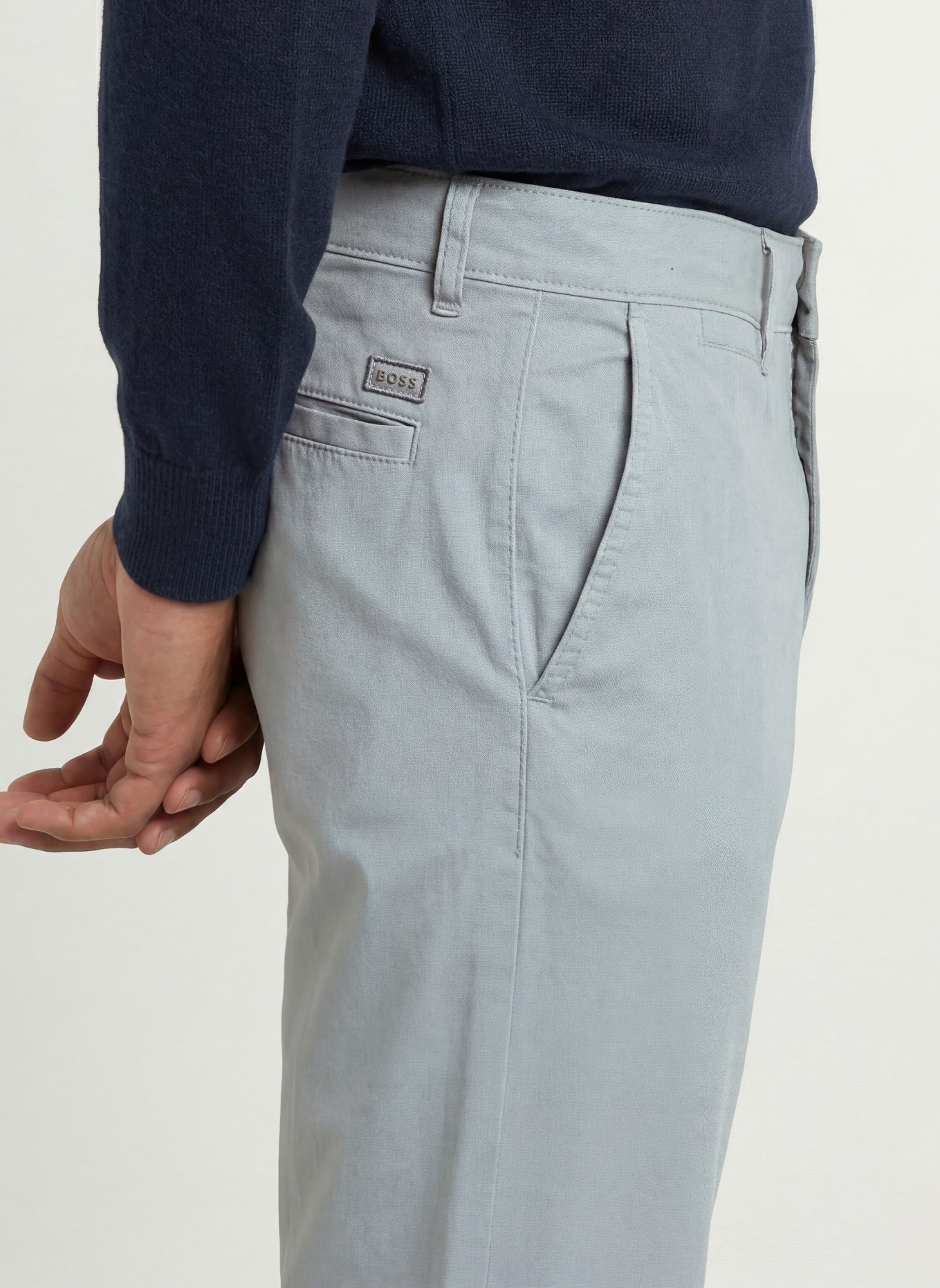 BOSS Chino REGULAR-1 Regular Fit: LIGHT GRAY