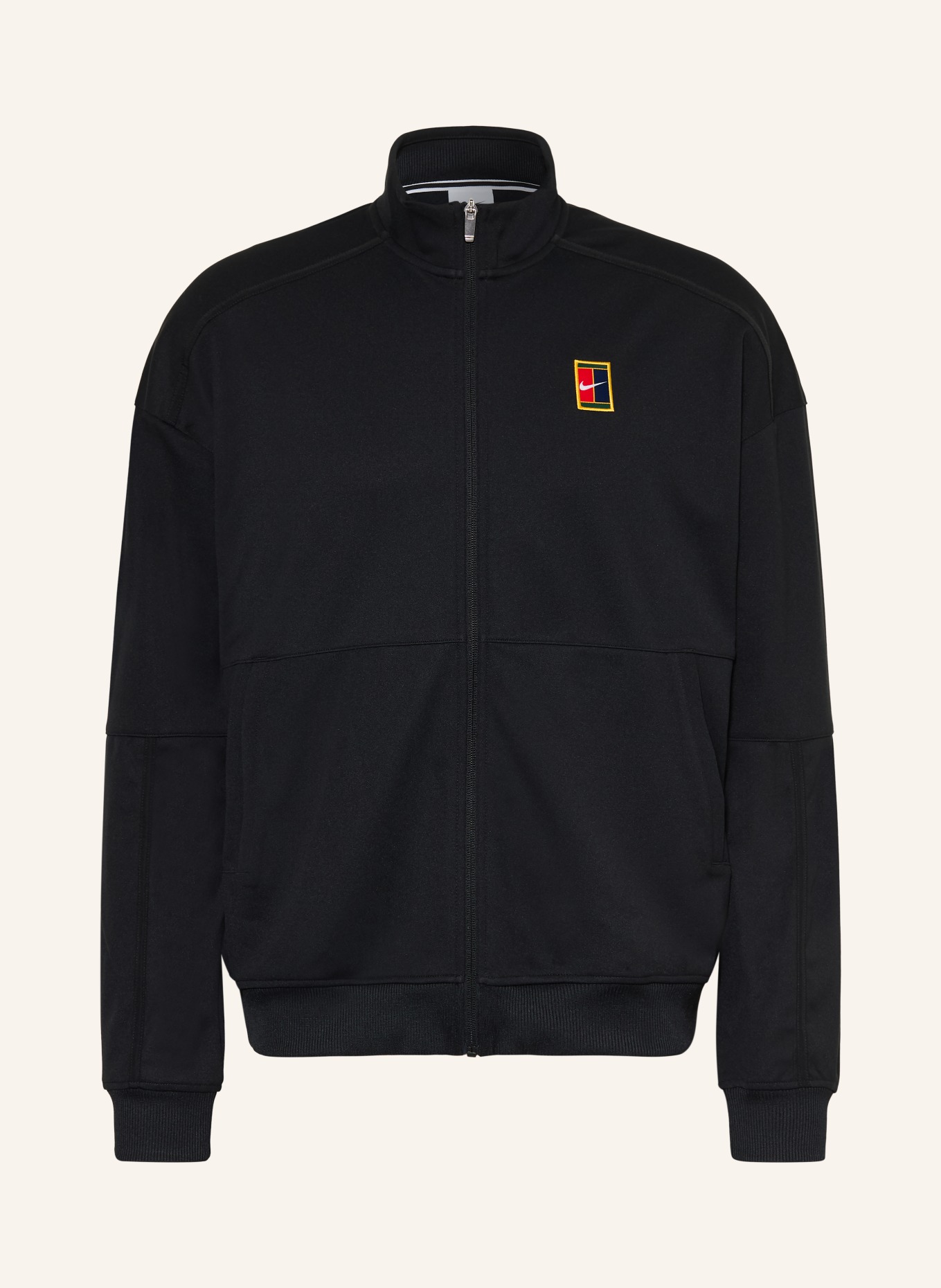 Nike Jacheta de antrenament COURT HERITAGE: NEGRU