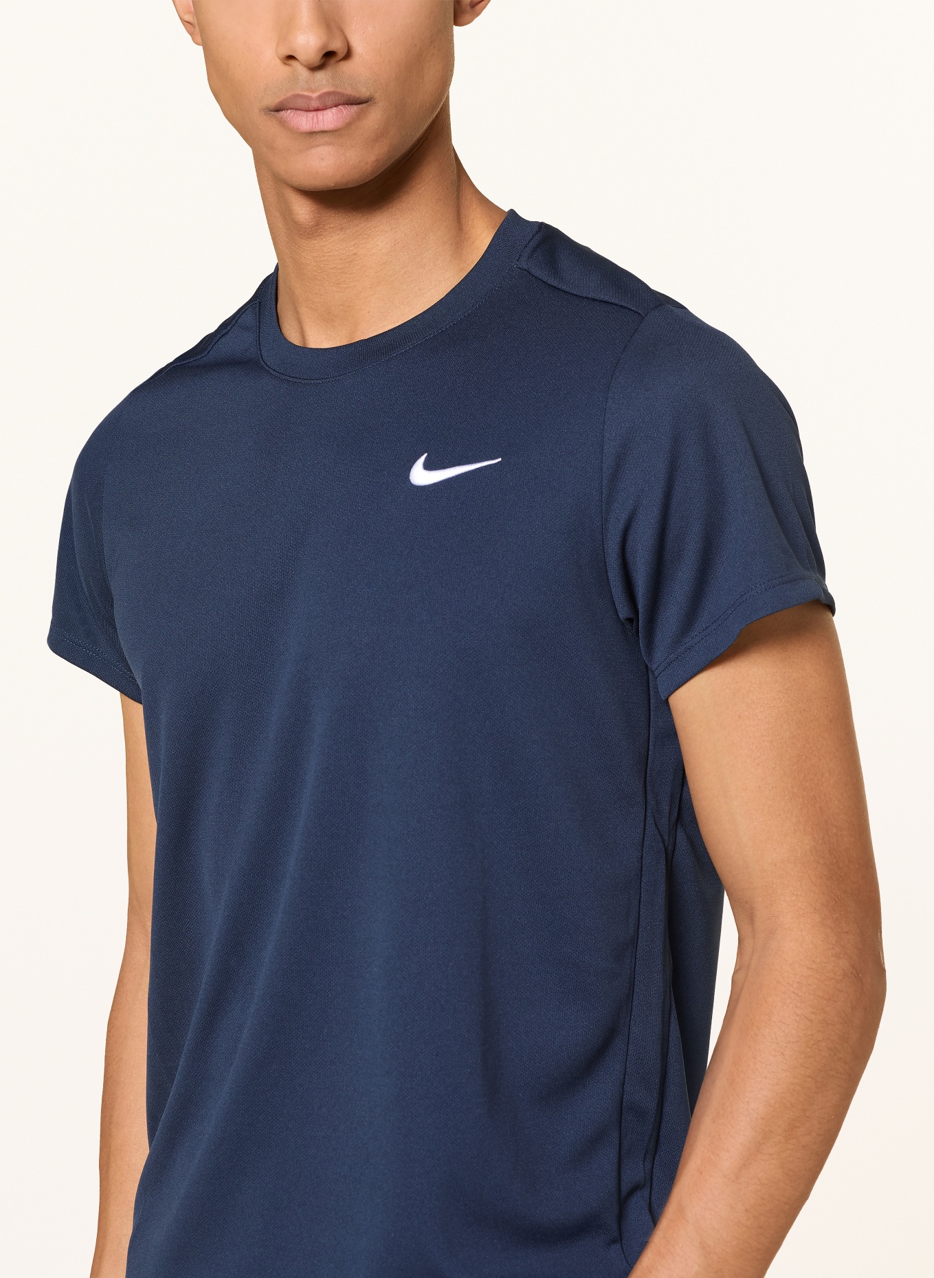 Nike T-shirt COURT DRI-FIT VICTORY: DARK BLUE / WHITE