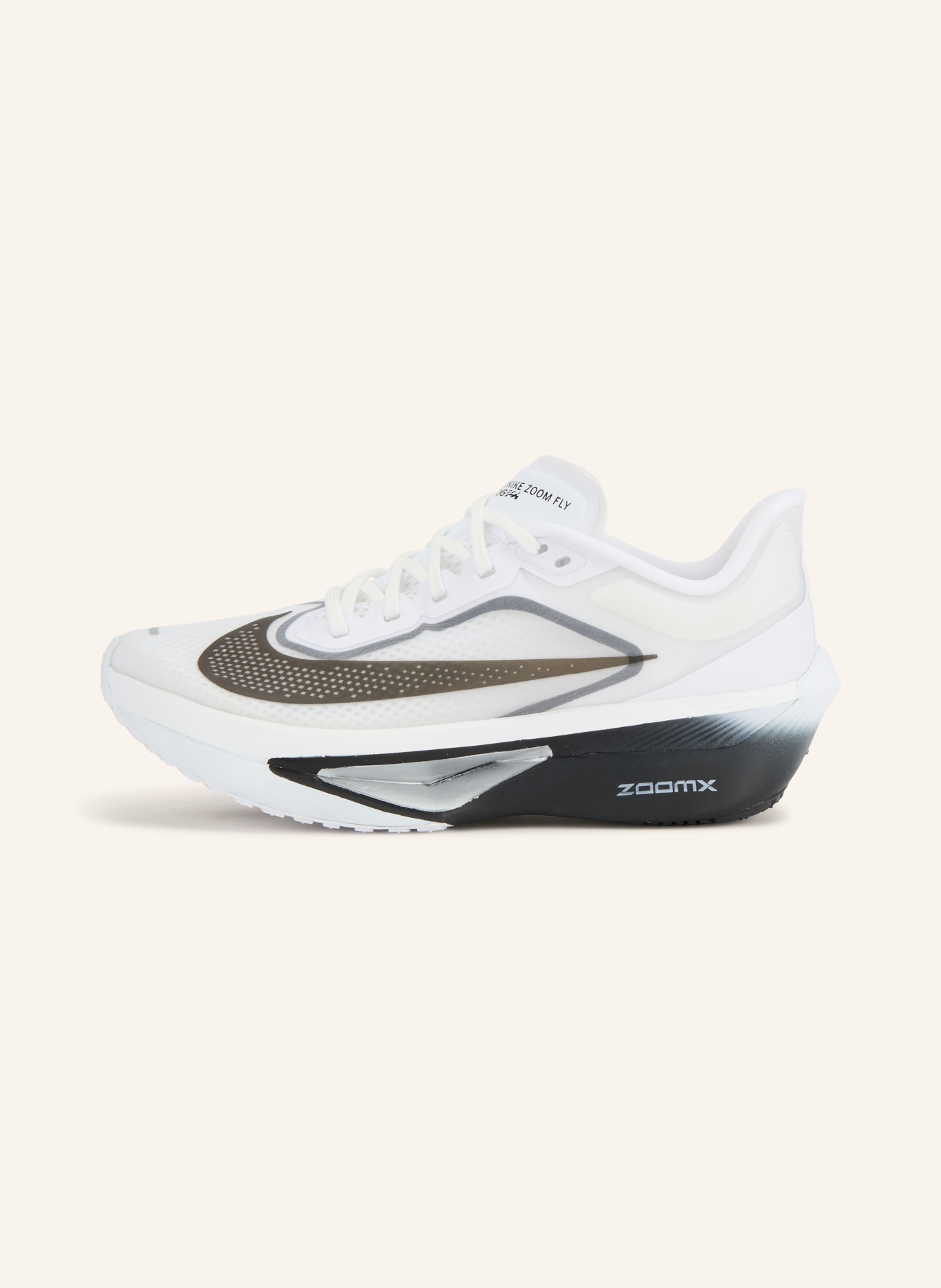 Nike Laufschuhe ZOOM FLY 6: WEISS / DUNKELGRAU