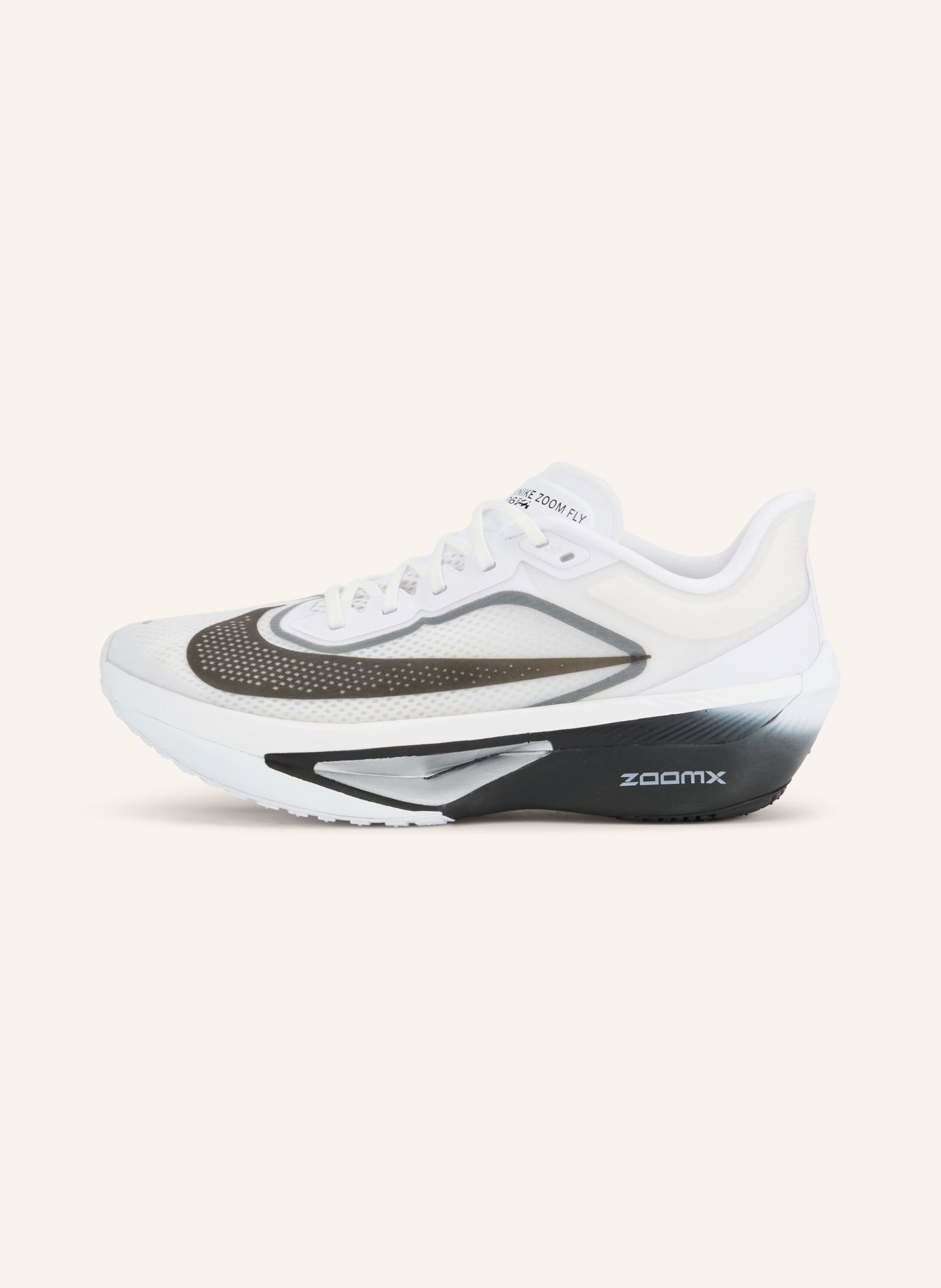 Nike Laufschuhe ZOOM FLY 6: WEISS / DUNKELGRAU
