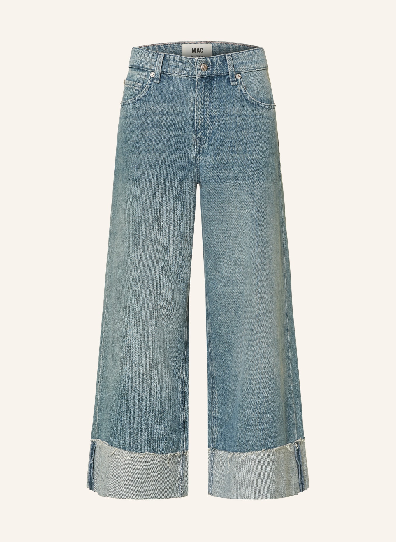 MAC Wide Leg Jeans NEVADA: D491 greenblue tinted
