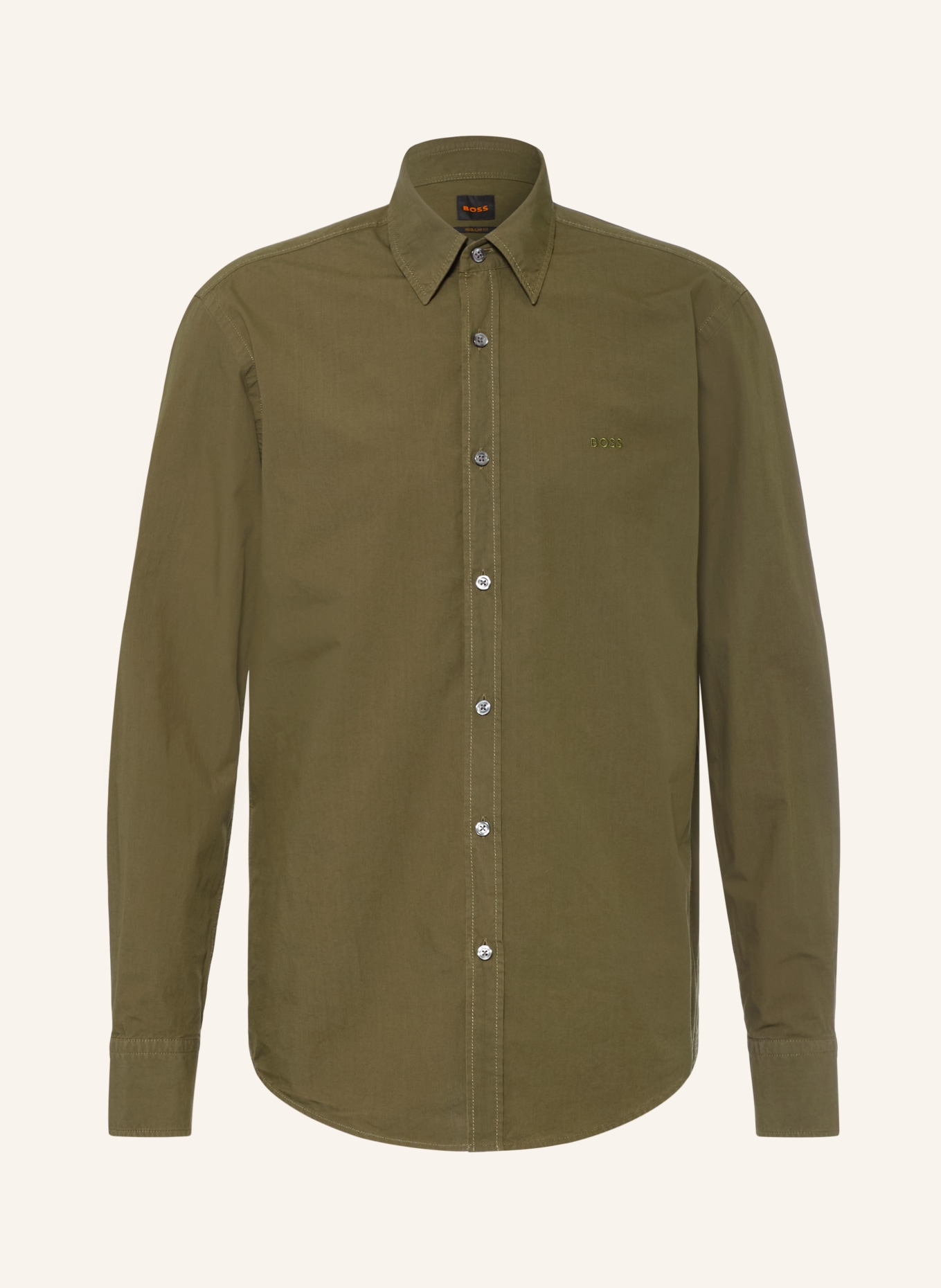 BOSS Hemd RELEGANT Regular Fit: OLIV