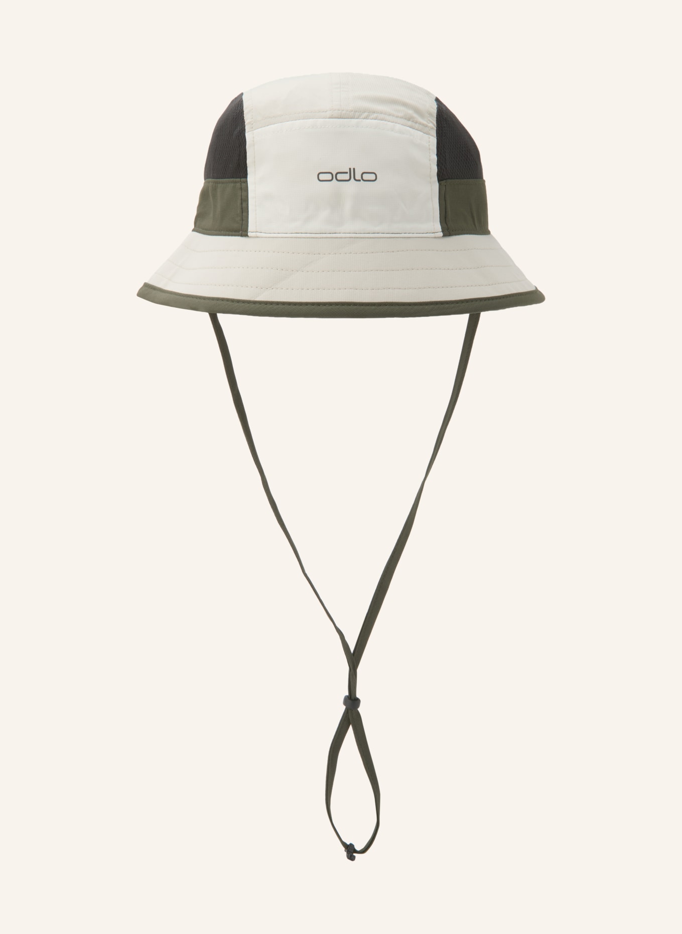 odlo PERFORMANE LIGHT hat: CREAM / DARK GREEN / BLACK