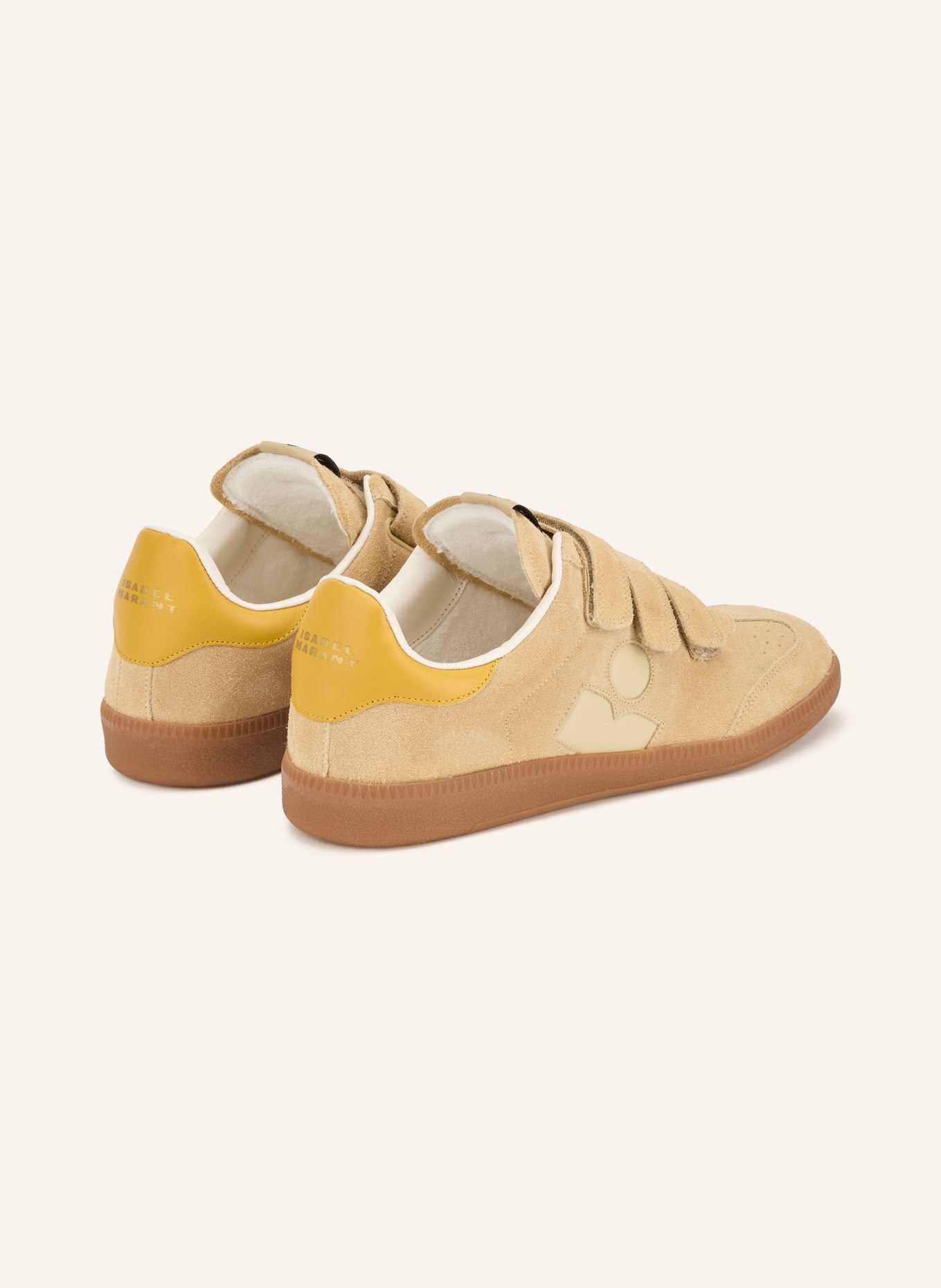 ISABEL MARANT Sneakersy BETH: SVĚTLE HNĚDÁ / ŽLUTÁ