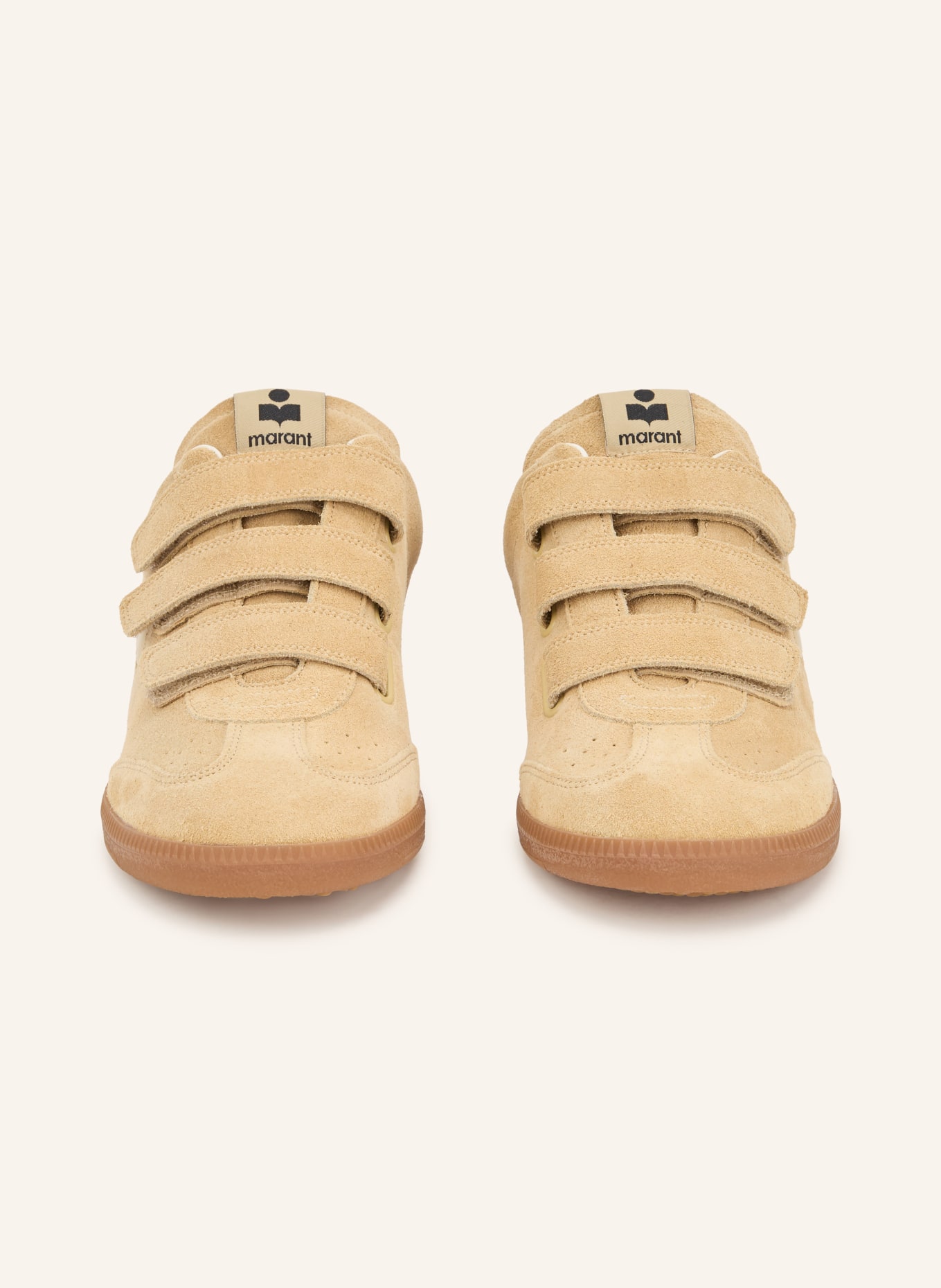 ISABEL MARANT Sneakersy BETH: SVĚTLE HNĚDÁ / ŽLUTÁ