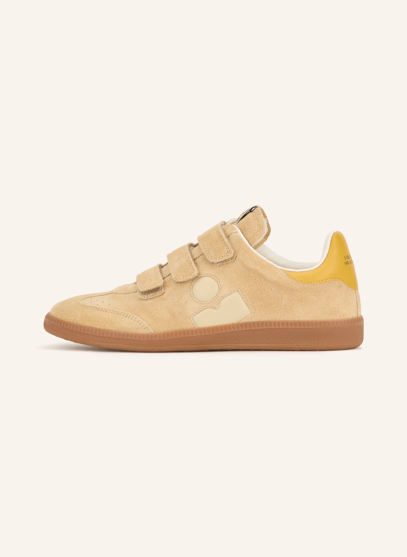 ISABEL MARANT Sneakersy BETH: SVĚTLE HNĚDÁ / ŽLUTÁ