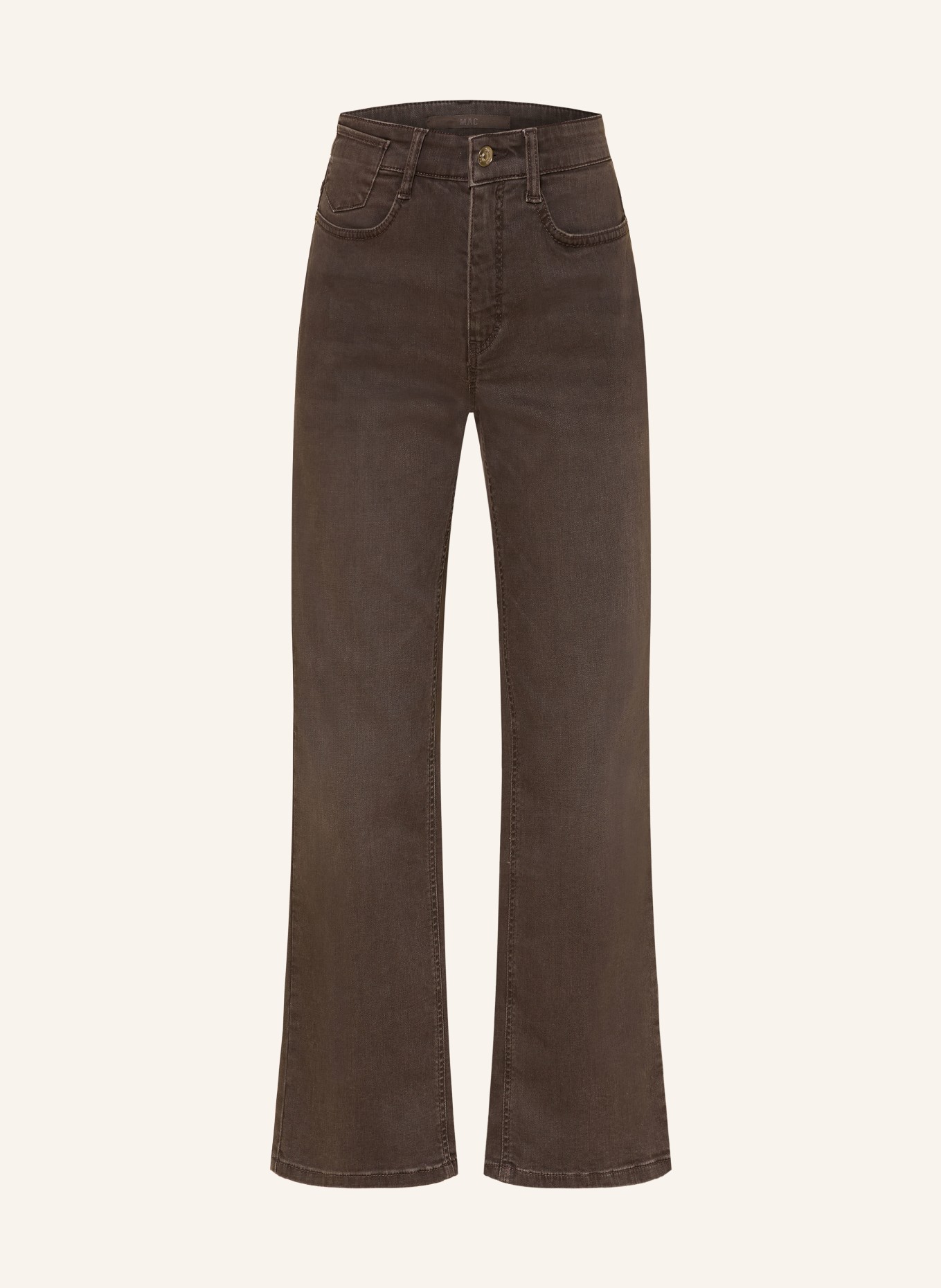 MAC Bootcut Jeans LAURA: D701 brown stone wash