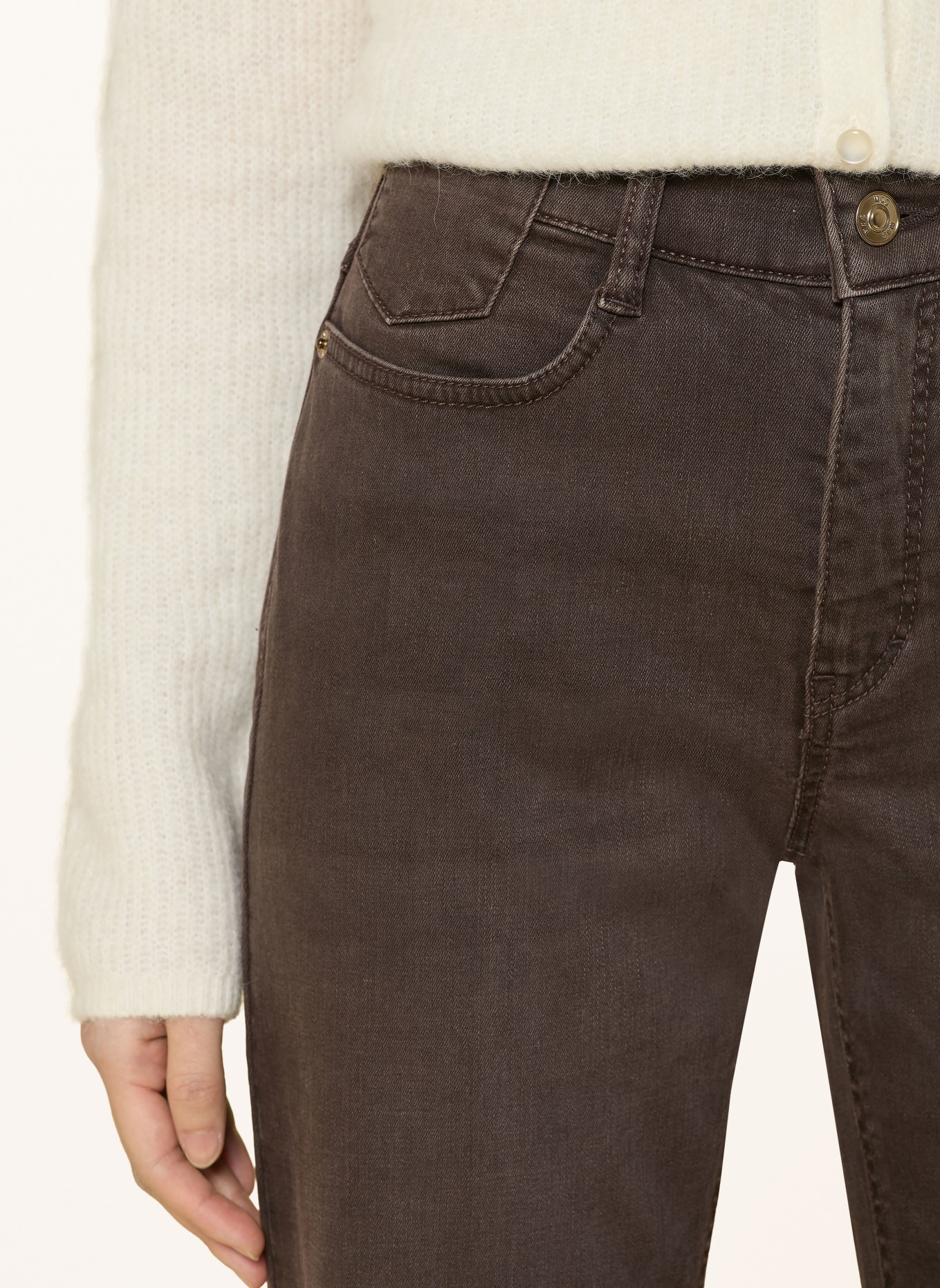 MAC Bootcut Jeans LAURA: D701 brown stone wash