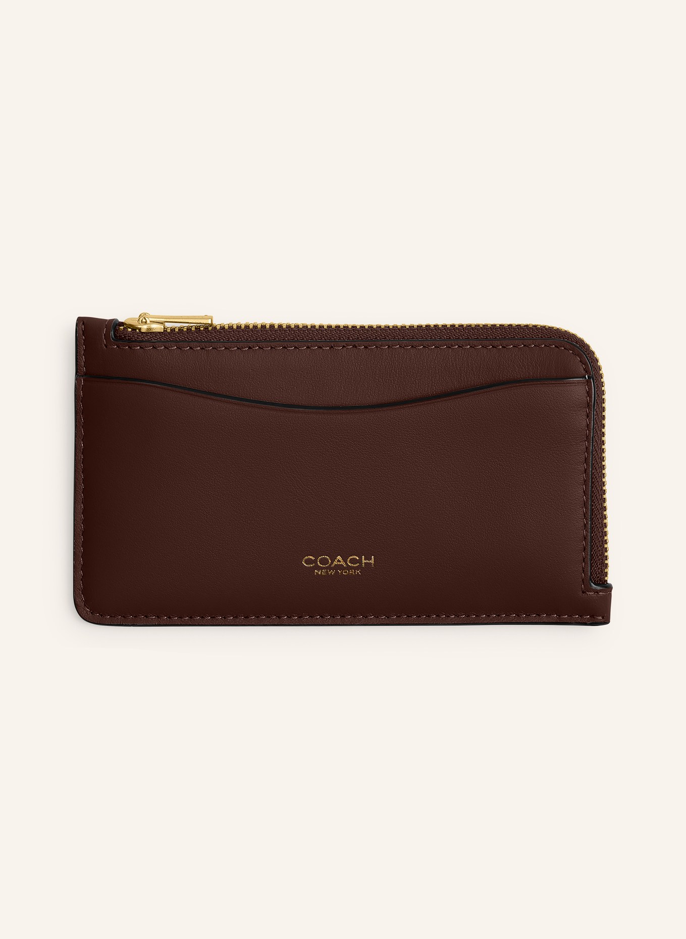 COACH Etui na karty NEW YORK: CIEMNOBRĄZOWY