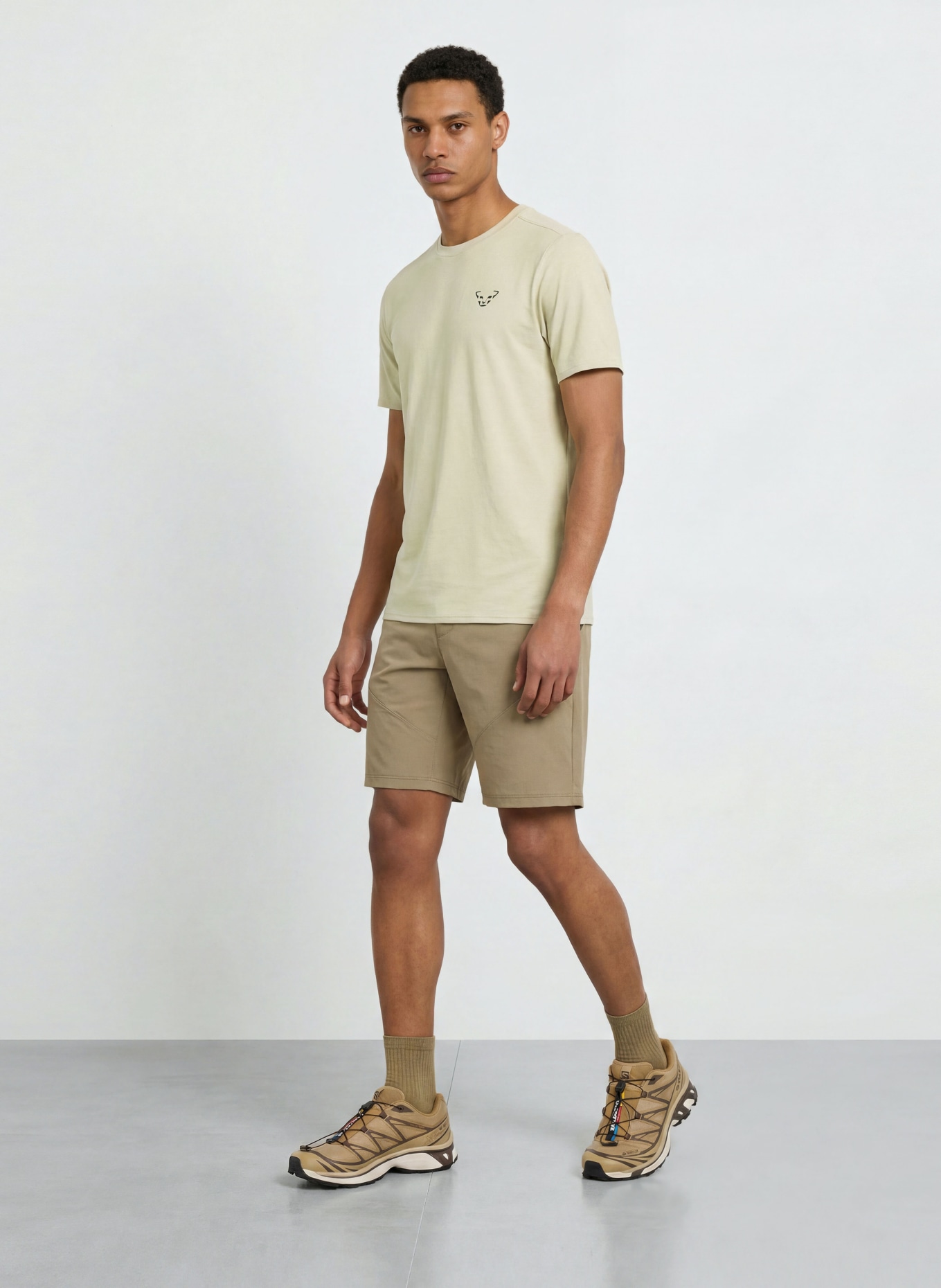 DYNAFIT T-shirt TRAIL: WIT / ZWART