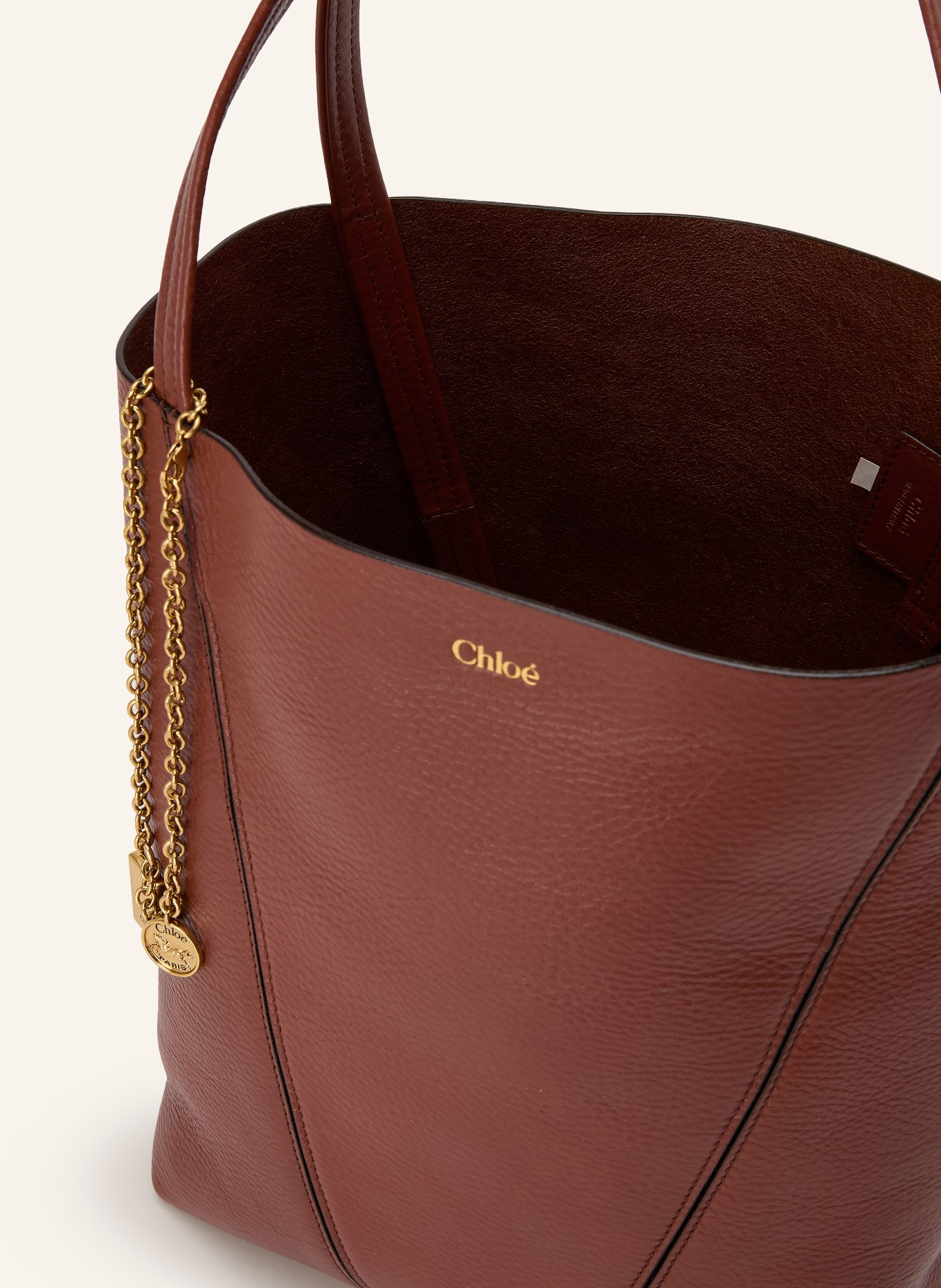 Chloé Sac à provisions SPIN: 26P Blushy Brown