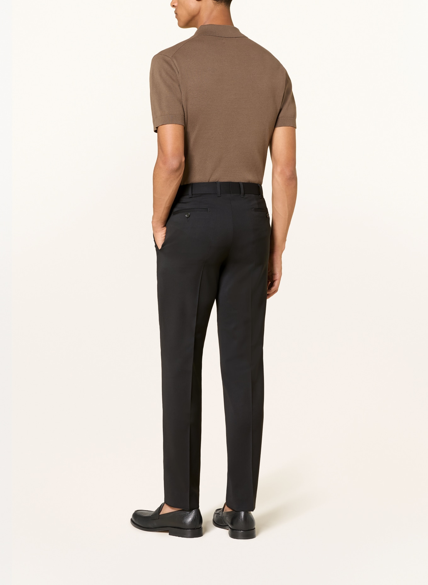 DRESSLER Pantalon Regular Fit: 001 SCHWARZ