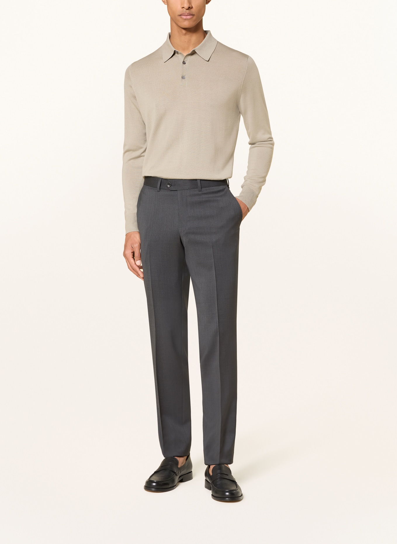 DRESSLER Pantalon Regular Fit: 025 dunkelgrau