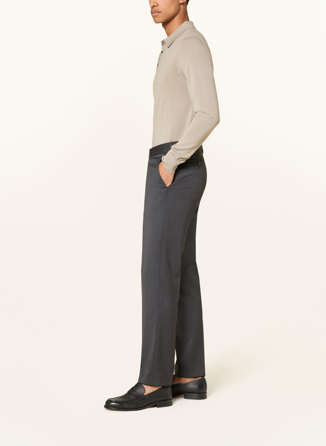 DRESSLER Pantalon Regular Fit: 025 dunkelgrau
