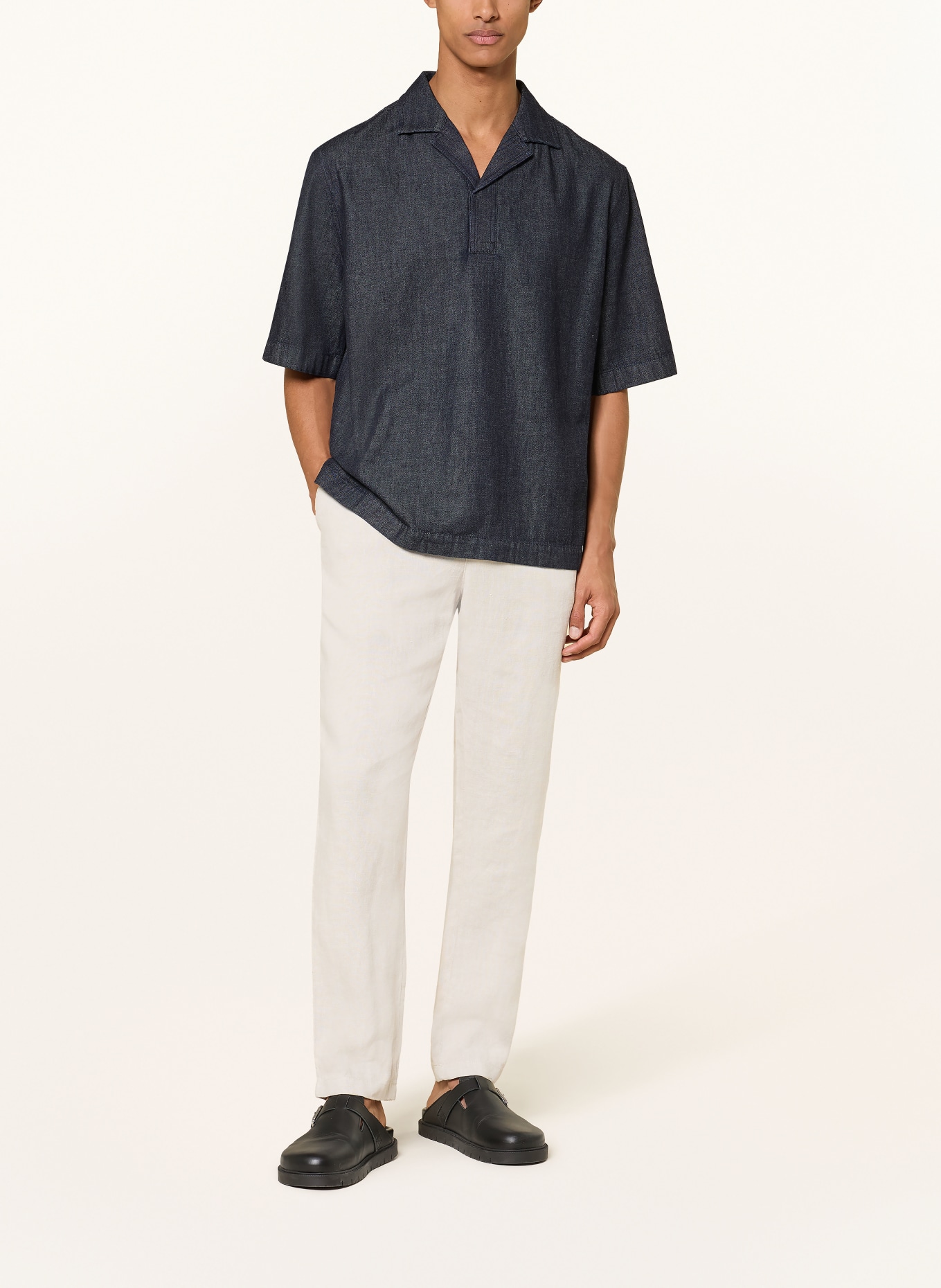 CLOSED Leinenhose VIGO TAPERED im Jogging-Stil Regular Fit: BEIGE