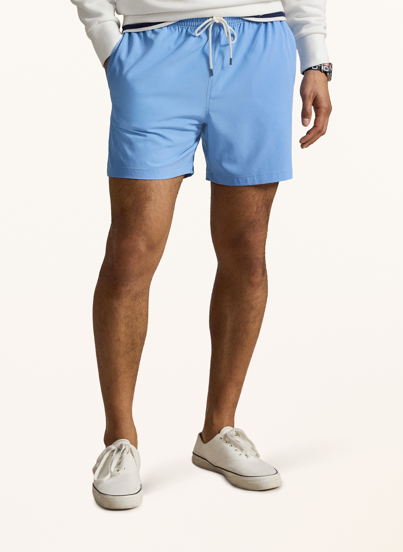 POLO RALPH LAUREN Koupací šortky: TMAVĚ MODRÁ