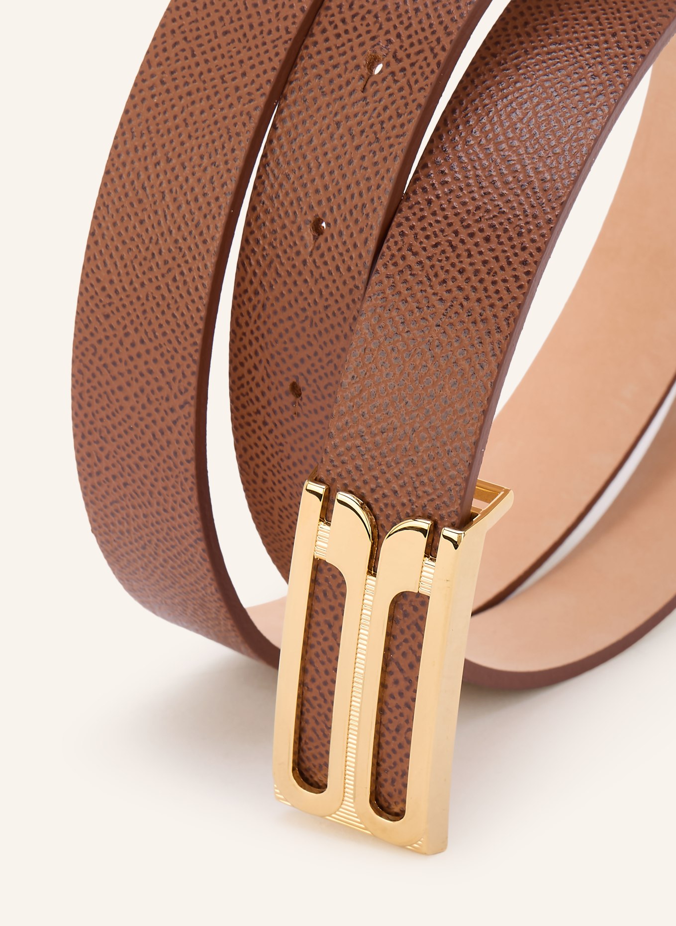 VICTORIA BECKHAM curea de piele: MARO / AUR