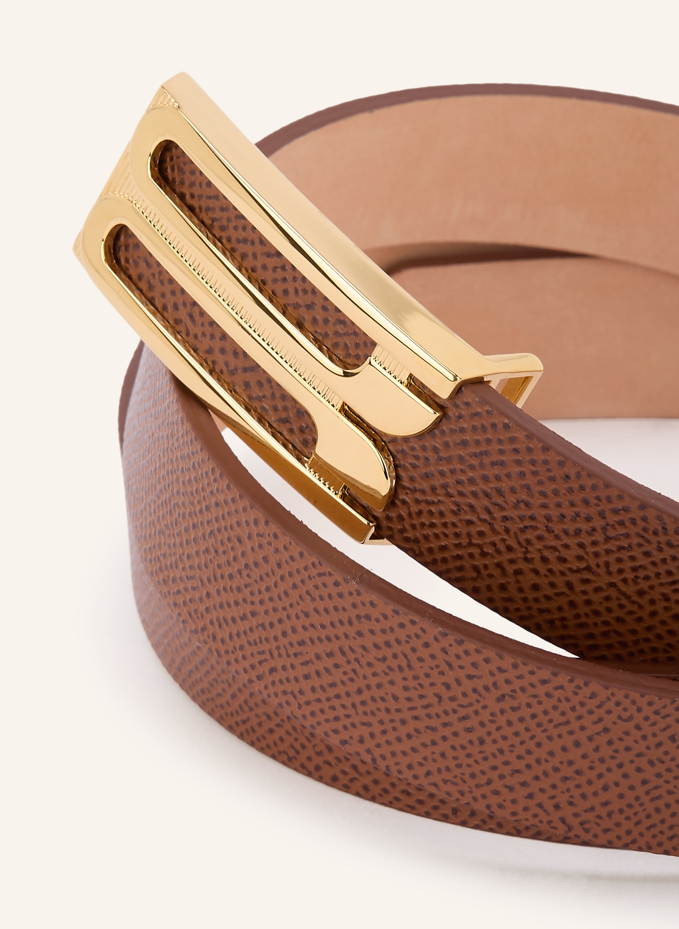 VICTORIA BECKHAM curea de piele: MARO / AUR