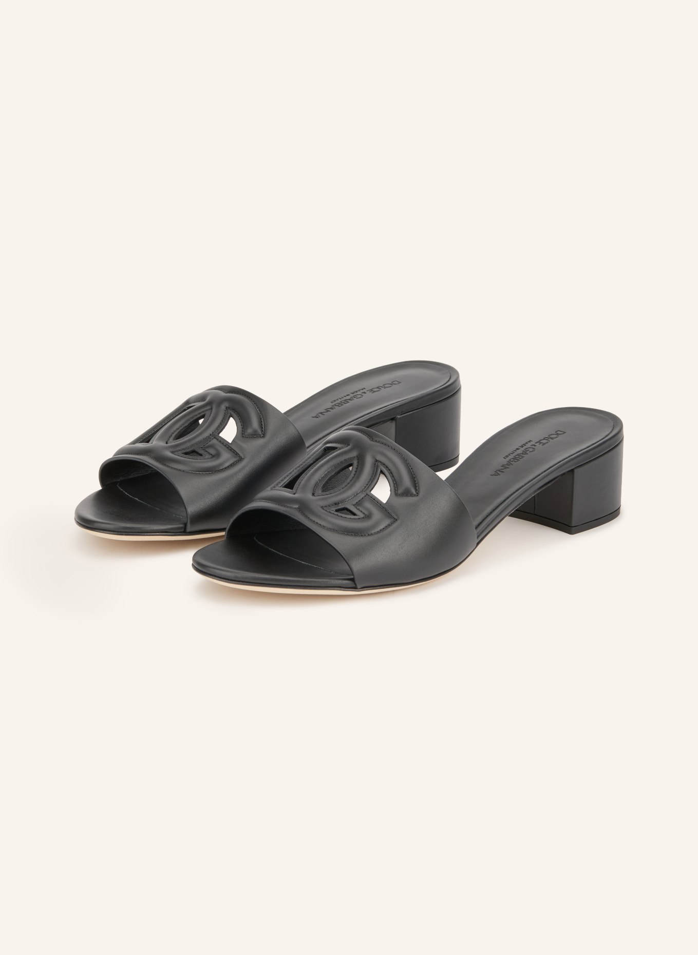 DOLCE & GABBANA Mules: BLACK