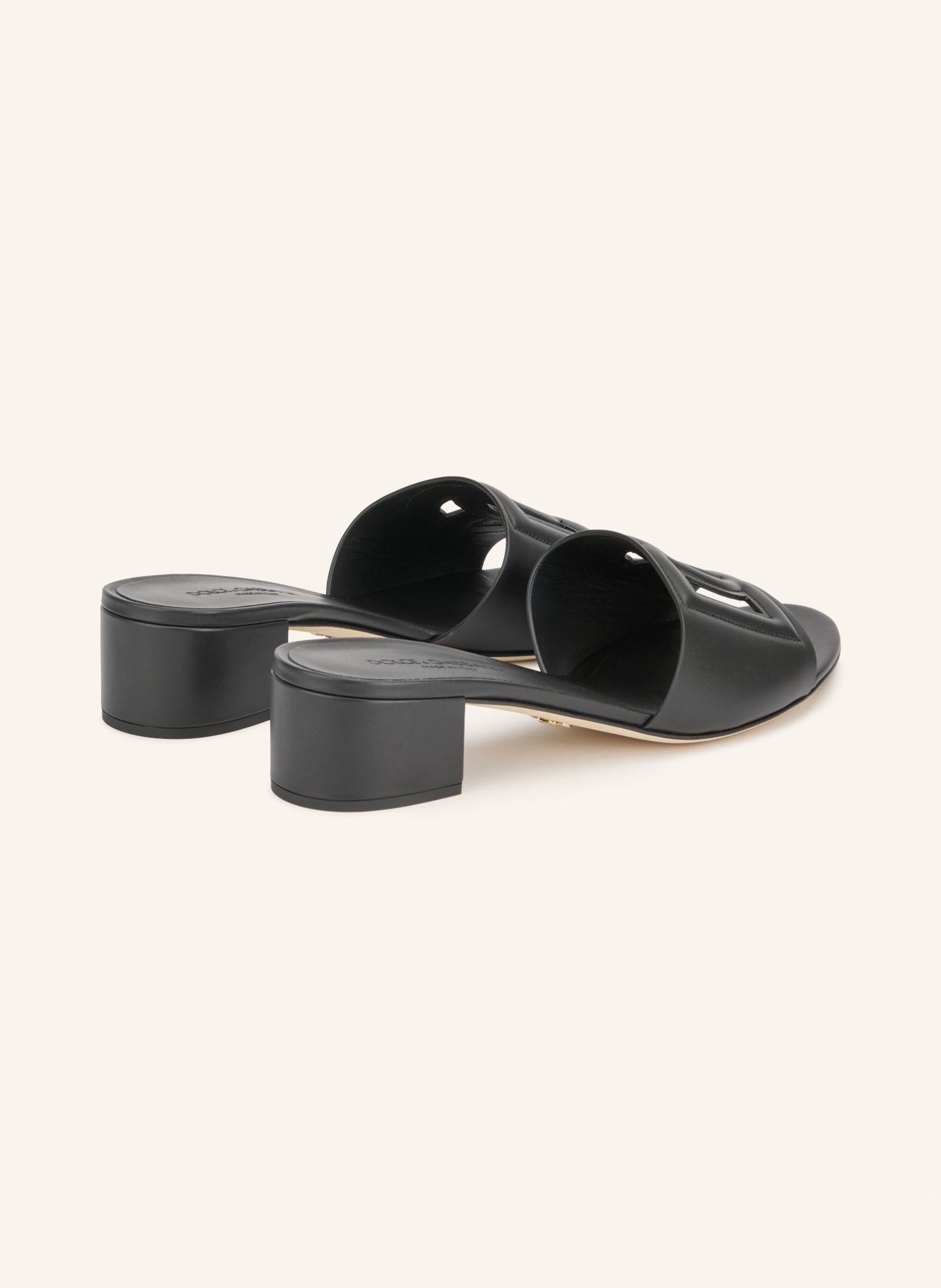 DOLCE & GABBANA Mules: BLACK