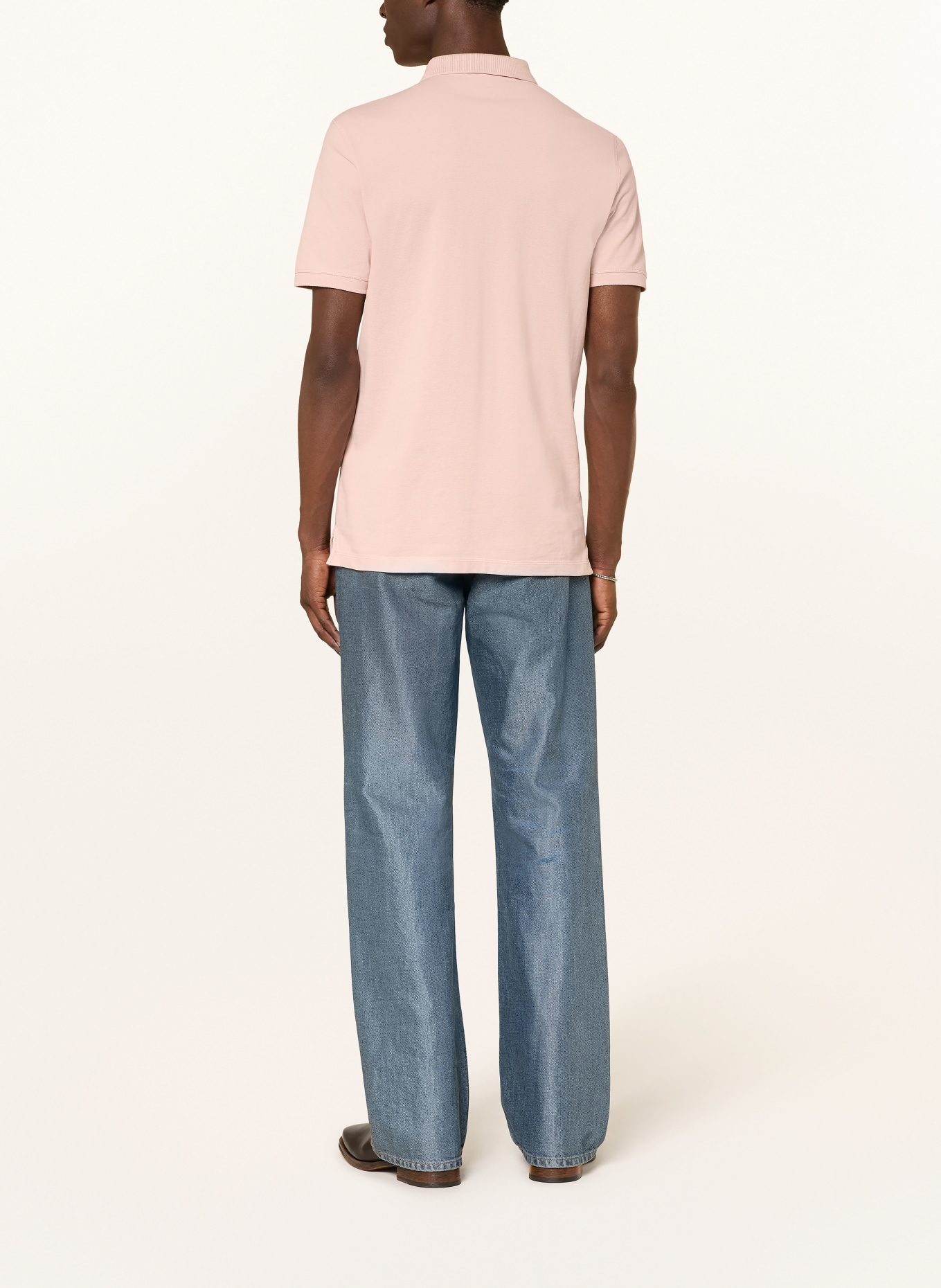 ALLSAINTS Piqué polo shirt REFORM Slim Fit: ROSE