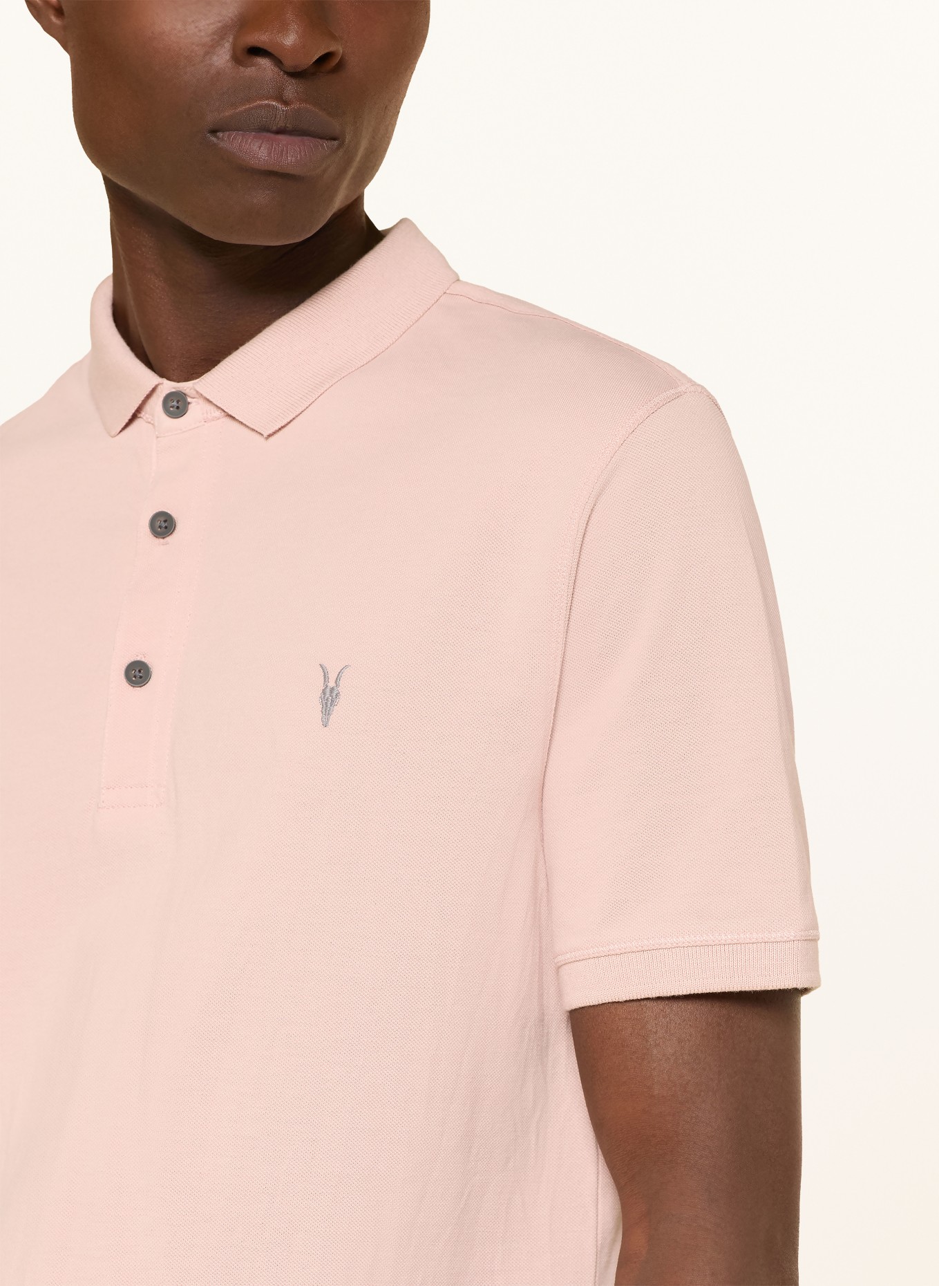 ALLSAINTS Piqué polo shirt REFORM Slim Fit: ROSE