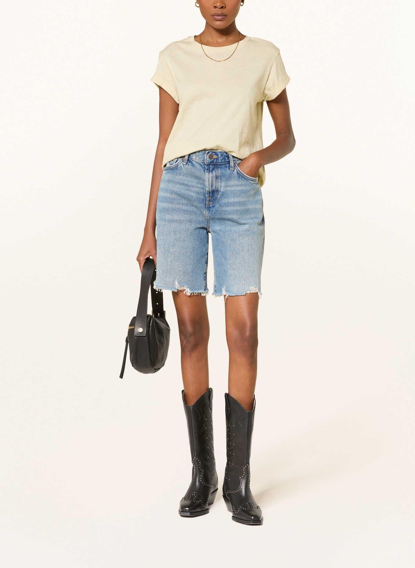 ALLSAINTS T-Shirt ANNA: HELLGRÜN