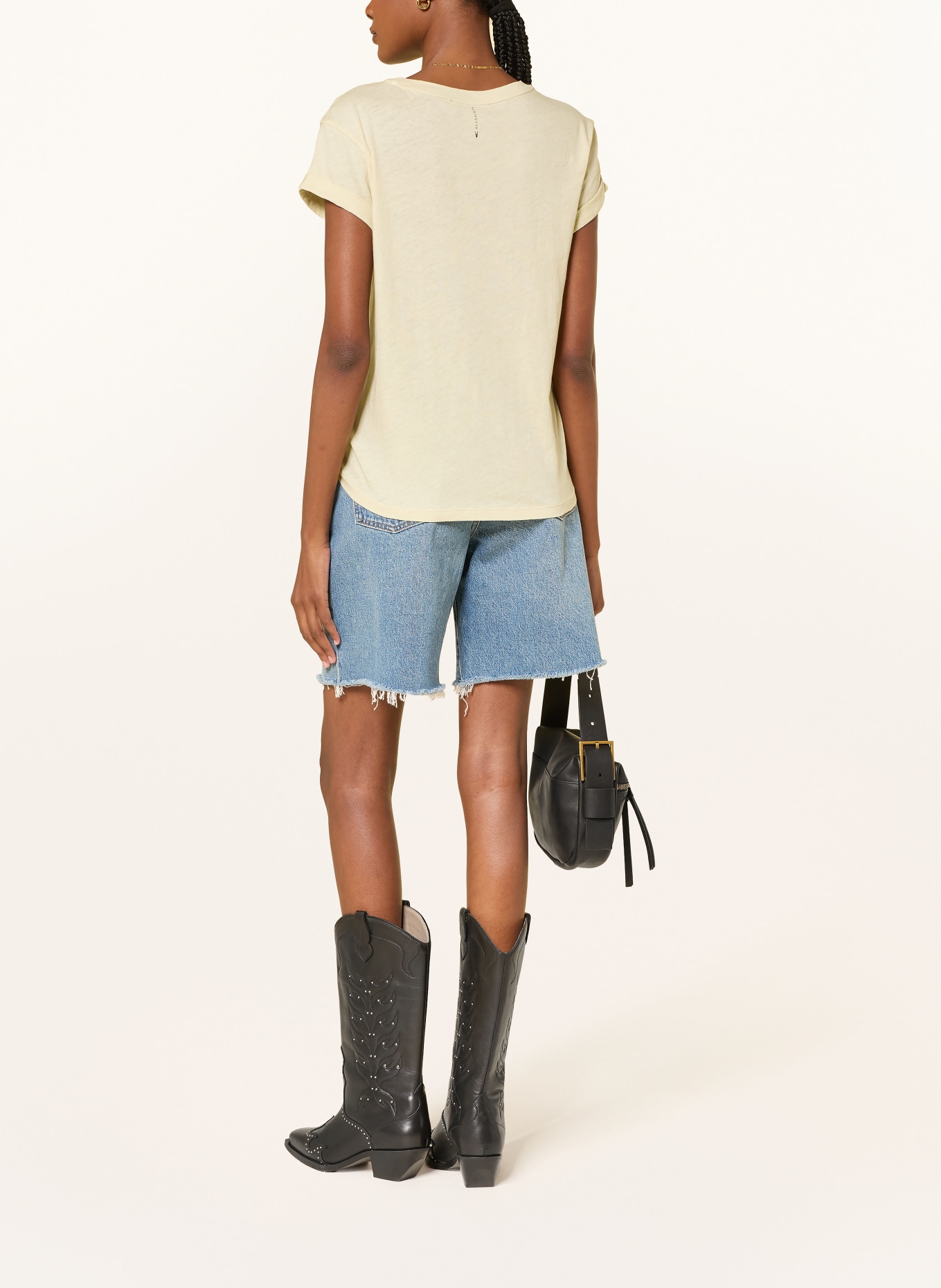 ALLSAINTS T-Shirt ANNA: HELLGRÜN