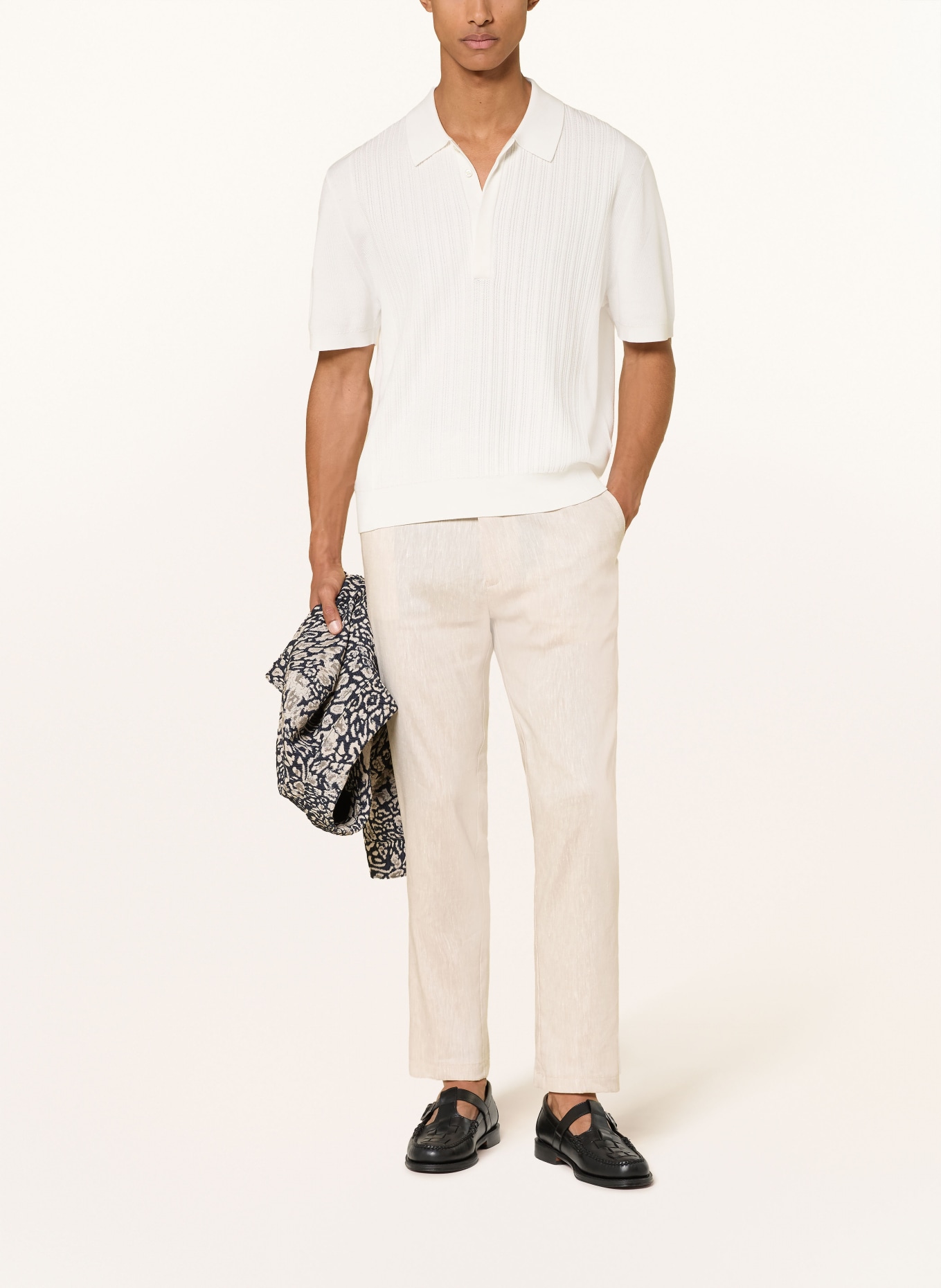 DRYKORN Hose DEGER im Jogging-Stil Regular Fit mit Leinen: BEIGE